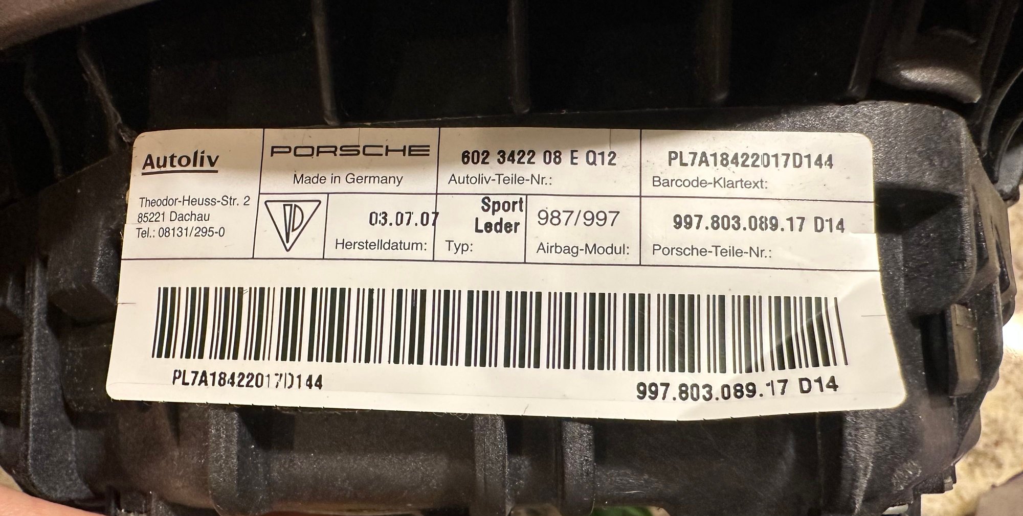 Steering/Suspension - OEM Porsche 997.1 GT3 Alcantara Sport Steering Wheel, fits all 997.1 and 987.1 - Used - All Years  All Models - All Years  All Models - All Years  All Models - Cramerton, NC 28032, United States