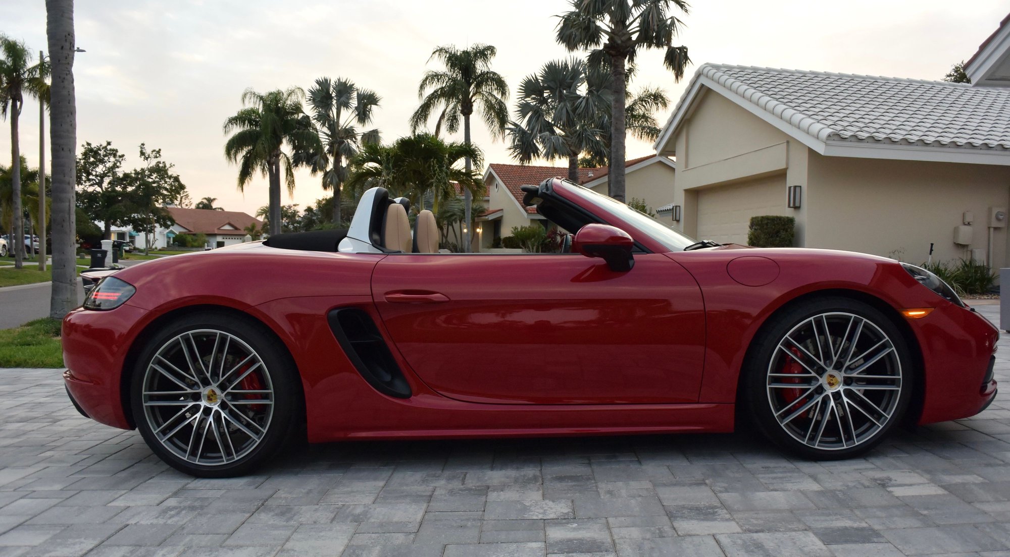 2021 Porsche 718 Boxster - 2021 718 Boxster GTS 4.0 - Carmine Red / Luxor Beige - 7k Miles! - Immaculate! - Used - VIN WP0CD2A87MS232624 - 6,990 Miles - 6 cyl - 2WD - Automatic - Convertible - Red - Tampa, FL 33615, United States