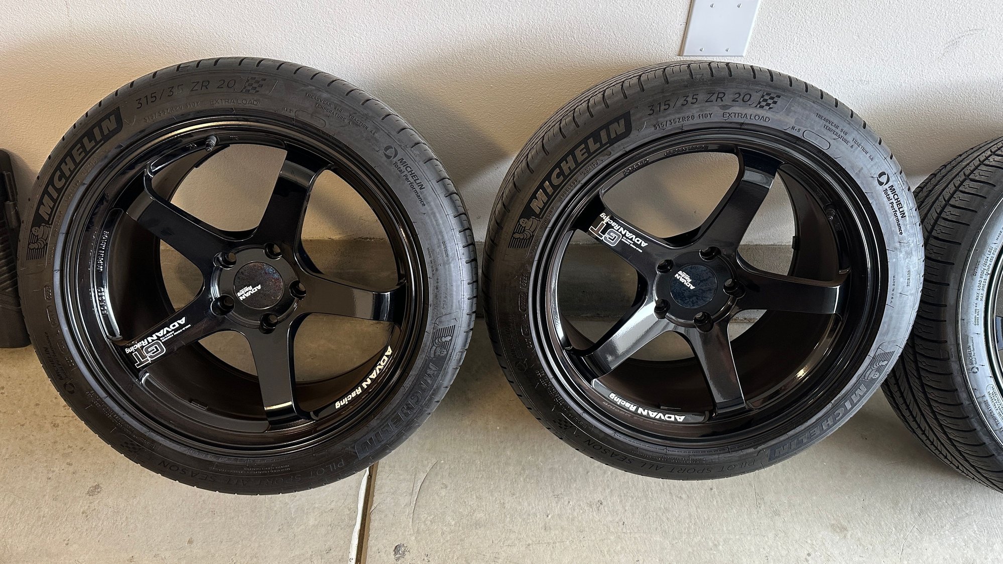 Wheels and Tires/Axles - Advan GTs 20x9 +45 20x11.5 +53 w/ MPS tires. Taycan fitment - Used - 0  All Models - Chino, CA 91710, United States