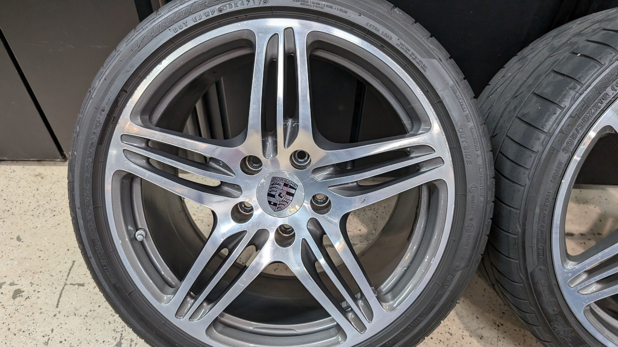 Wheels and Tires/Axles - Turbo wheels (997.1) with tires and TPMS - Used - All Years Porsche 911 - Pittsburgh, PA 15215, United States