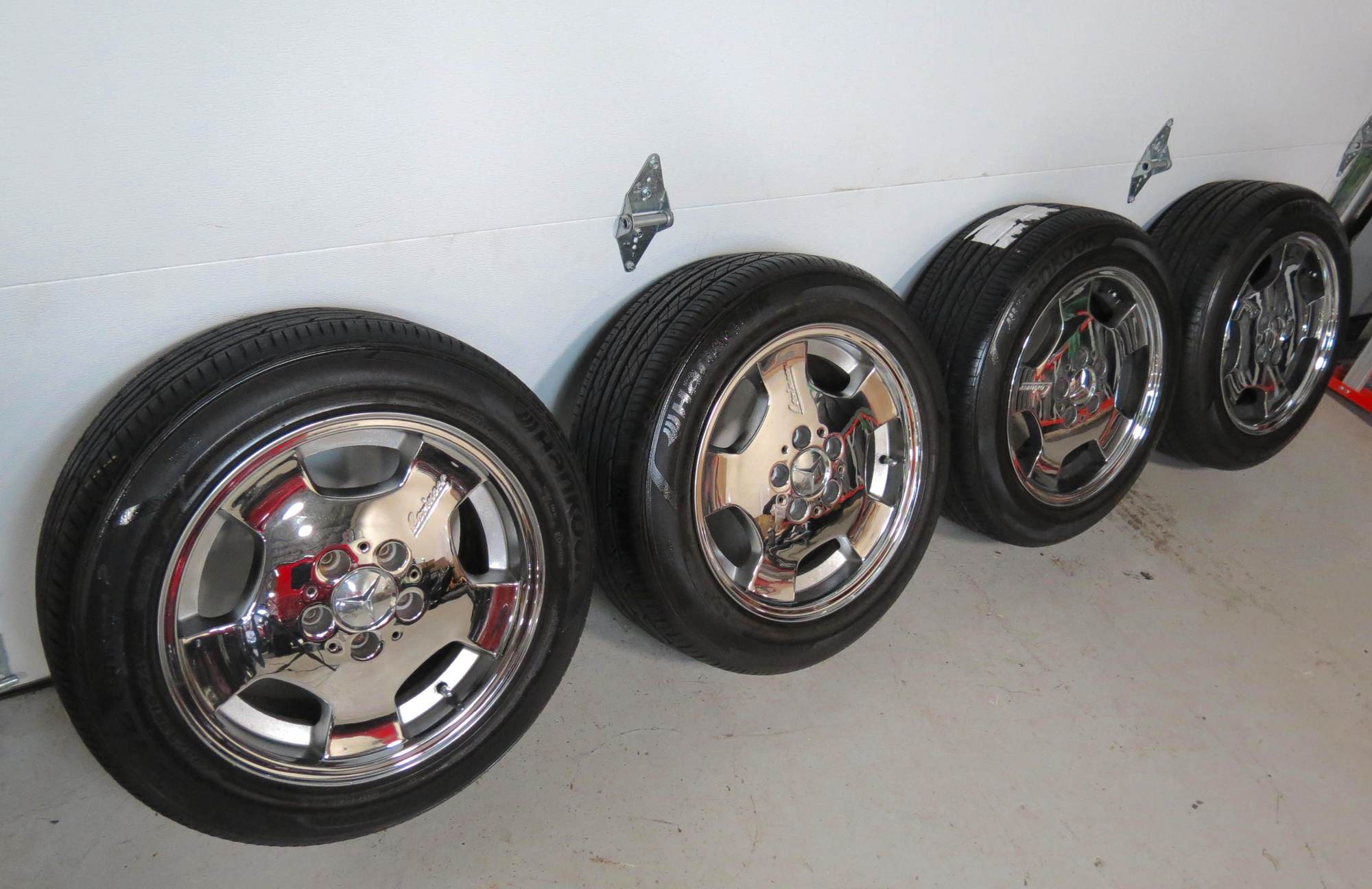 Wheels and Tires/Axles - Mercedes Lorinser RS 90 Wheel 18in 5x112 +37MM Chrome w/ brand new tires - Used - All Years Mercedes-Benz All Models - Saddle Brook, NJ 07663, United States