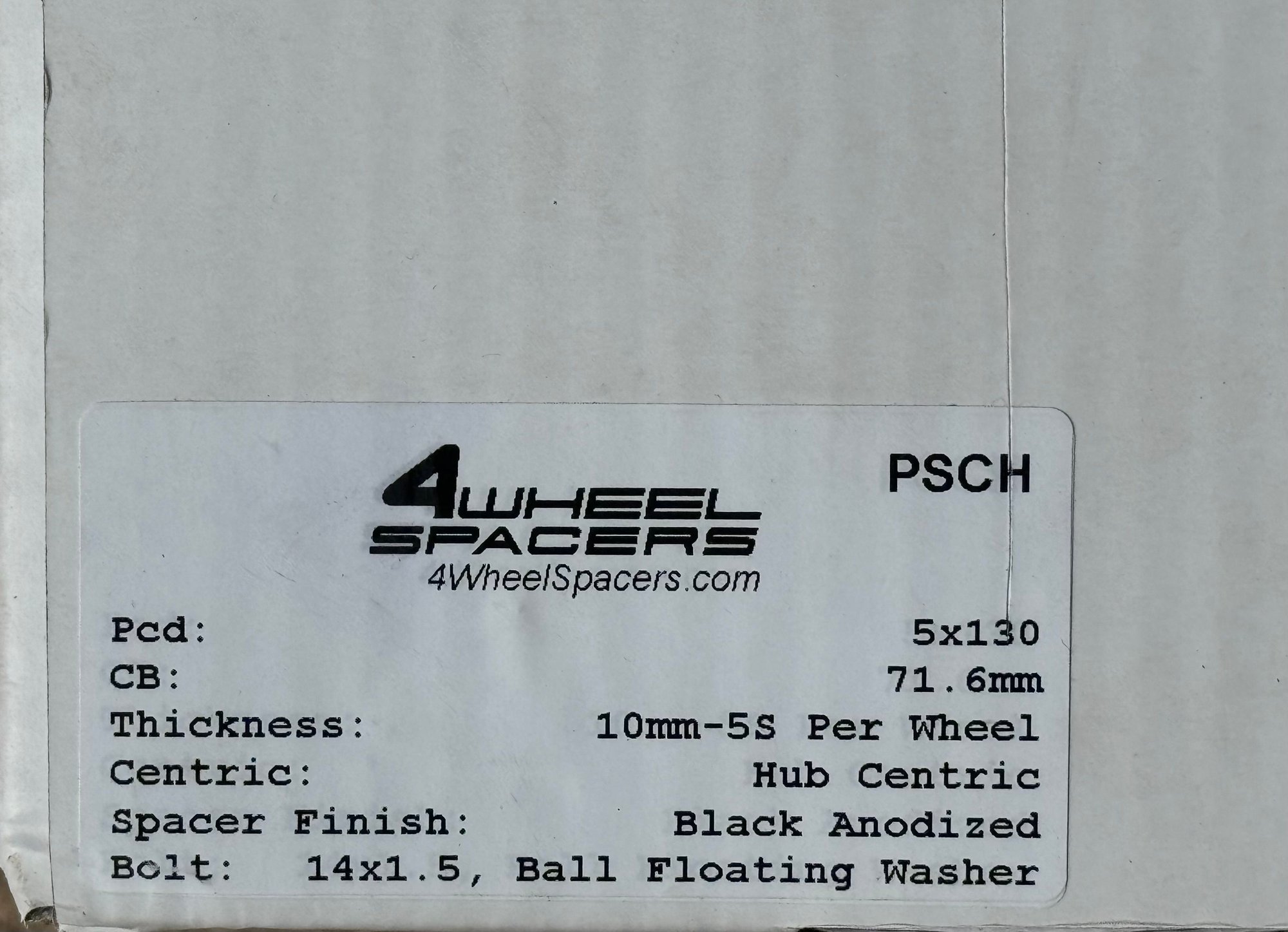 Wheels and Tires/Axles - 4 Wheel Spacers  10mm Front and Rear, Hubcentric with Bolts - Used - 2020 to 2024 Porsche 911 - Wellington, FL 33449, United States