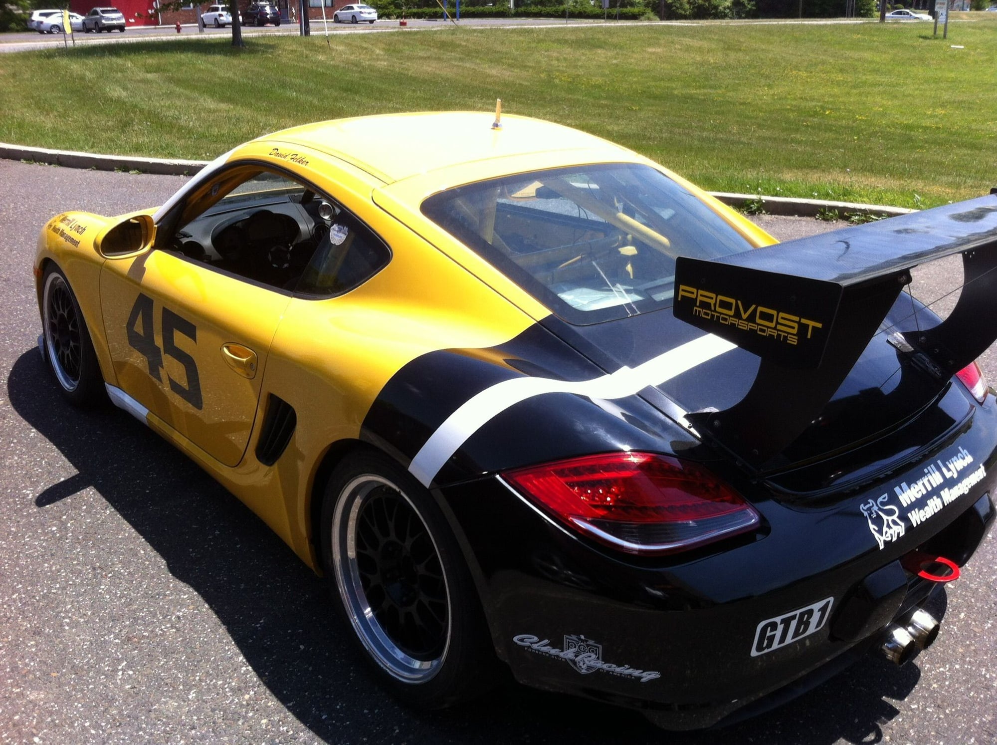 2009 Porsche Cayman - Cayman S Grand Am Conti Race Car For SALE - Used - VIN WP0AB29899U780489 - 9,875 Miles - 6 cyl - 2WD - Manual - Coupe - Yellow - Newtown, PA 18940, United States