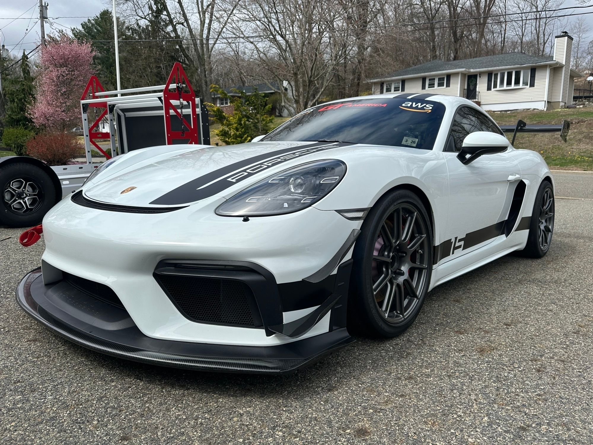 2021 Porsche 718 Cayman - 2021 Porsche Cayman GT4, Track Ready! - Used - VIN WP0AC2A84MS289339 - 5,671 Miles - 6 cyl - 2WD - Automatic - Coupe - White - Butler, NJ 07405, United States
