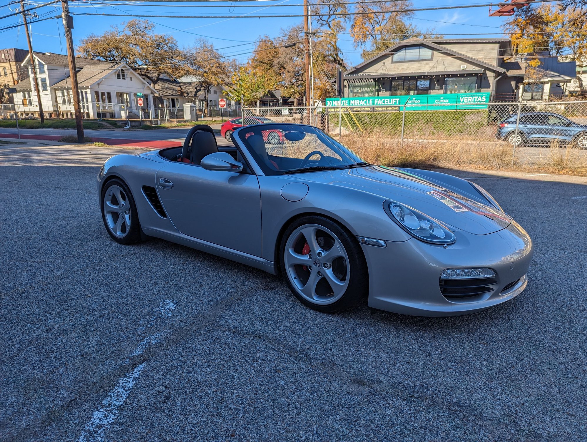 2010 Porsche Boxster - FS: 2010 987.2 Boxster S - Silver on Red - Used - VIN WP0CB2A86AU730383 - 23,970 Miles - 6 cyl - 2WD - Manual - Convertible - Silver - Austin, TX 78750, United States