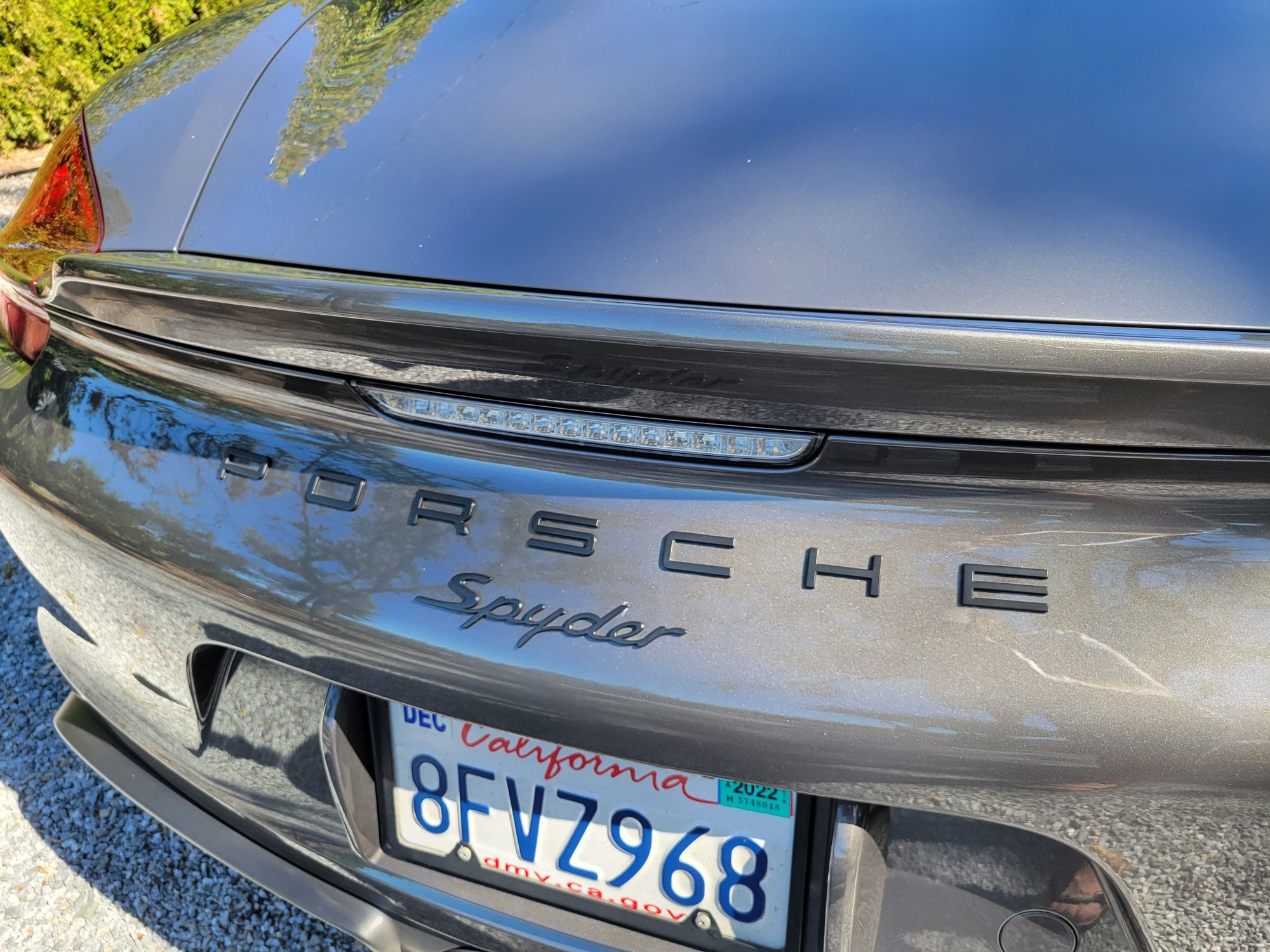 2016 Porsche Boxster - 2016 Porsche Boxster Spyder 6-Speed - Used - VIN WP0CC2A81GS152730 - 12,530 Miles - 6 cyl - AWD - Manual - Convertible - Gray - Sonoma, CA 95476, United States