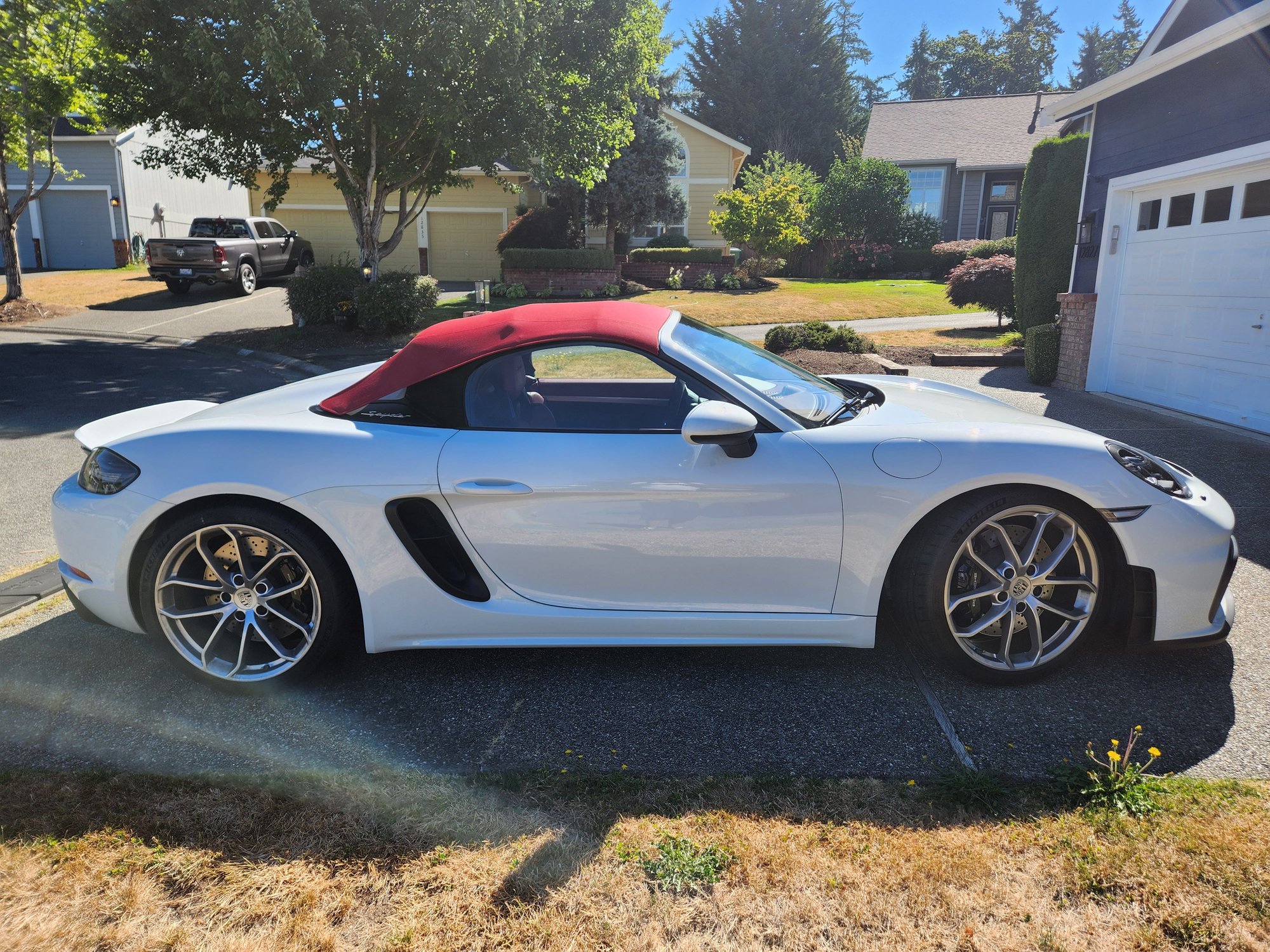 2021 Porsche 718 Spyder - 2012 Porsche 718 Spyder - 8.3K miles, 6-Speed, LWB, PDLS - Used - VIN WP0CC2A86MS240071 - 8,300 Miles - 6 cyl - 2WD - Manual - Convertible - White - Seattle, WA 98092, United States