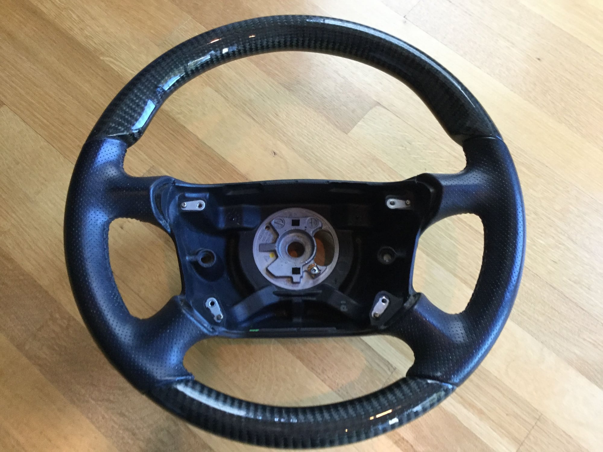 Accessories - EXCELLENT CONDITION CARBON FIBER & LEATHER 4 SPOKE STEERING WHEEL 993, 996, 986 - Used - All Years Porsche All Models - Piedmont, CA 94611, United States