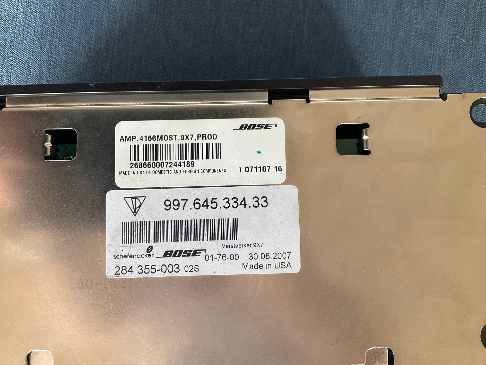 Audio Video/Electronics - 997.1 PCM 2.1 Head Unit and Bose Amp $200 ea - Used - 2005 to 2008 Porsche Carrera - Tucson, AZ 85718, United States