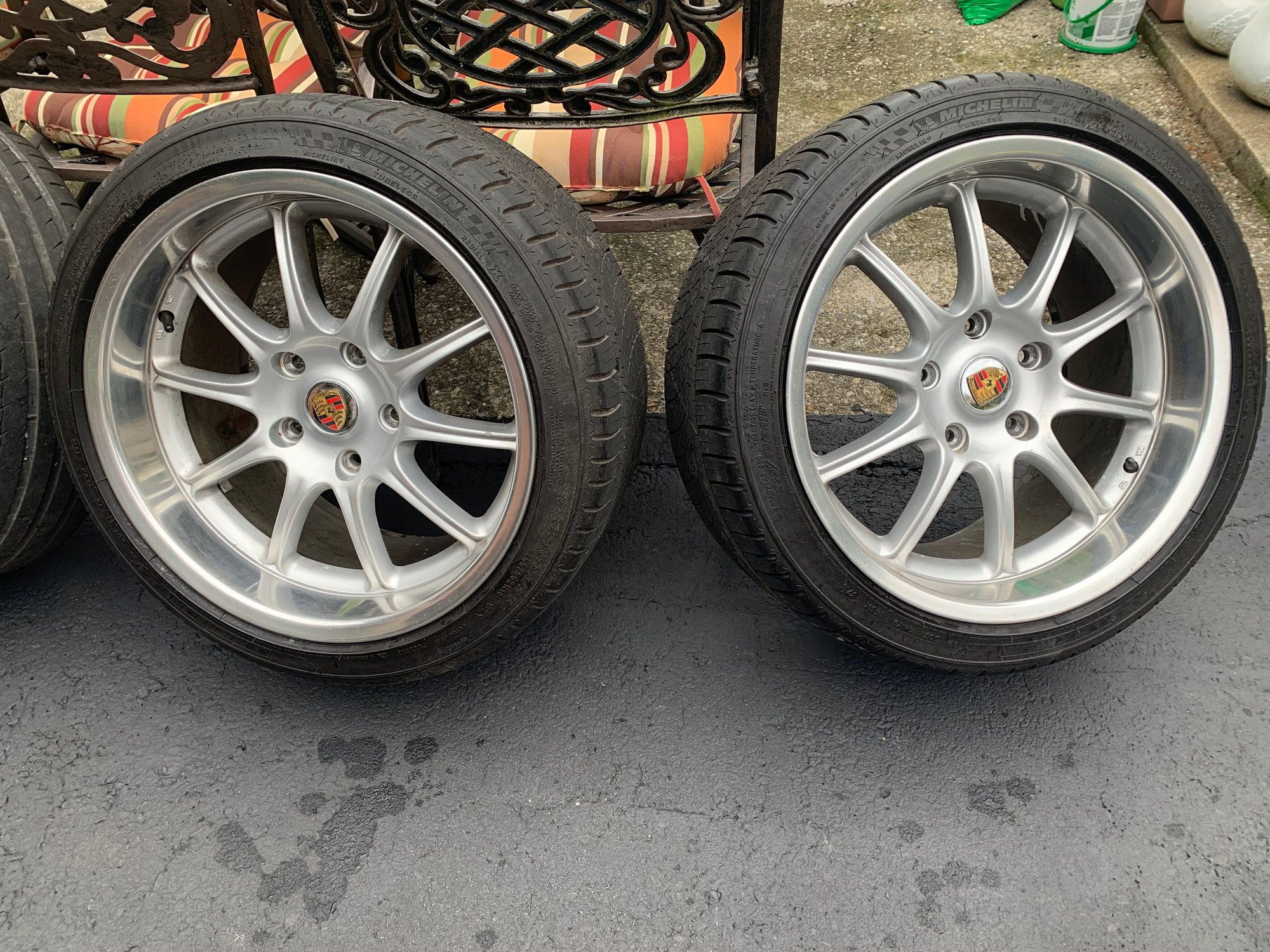 Wheels and Tires/Axles - 18inch 911 Rims and tires , staggered pair. - Used - 1999 to 2020 Porsche 911 - Staten Island, NY 10301, United States