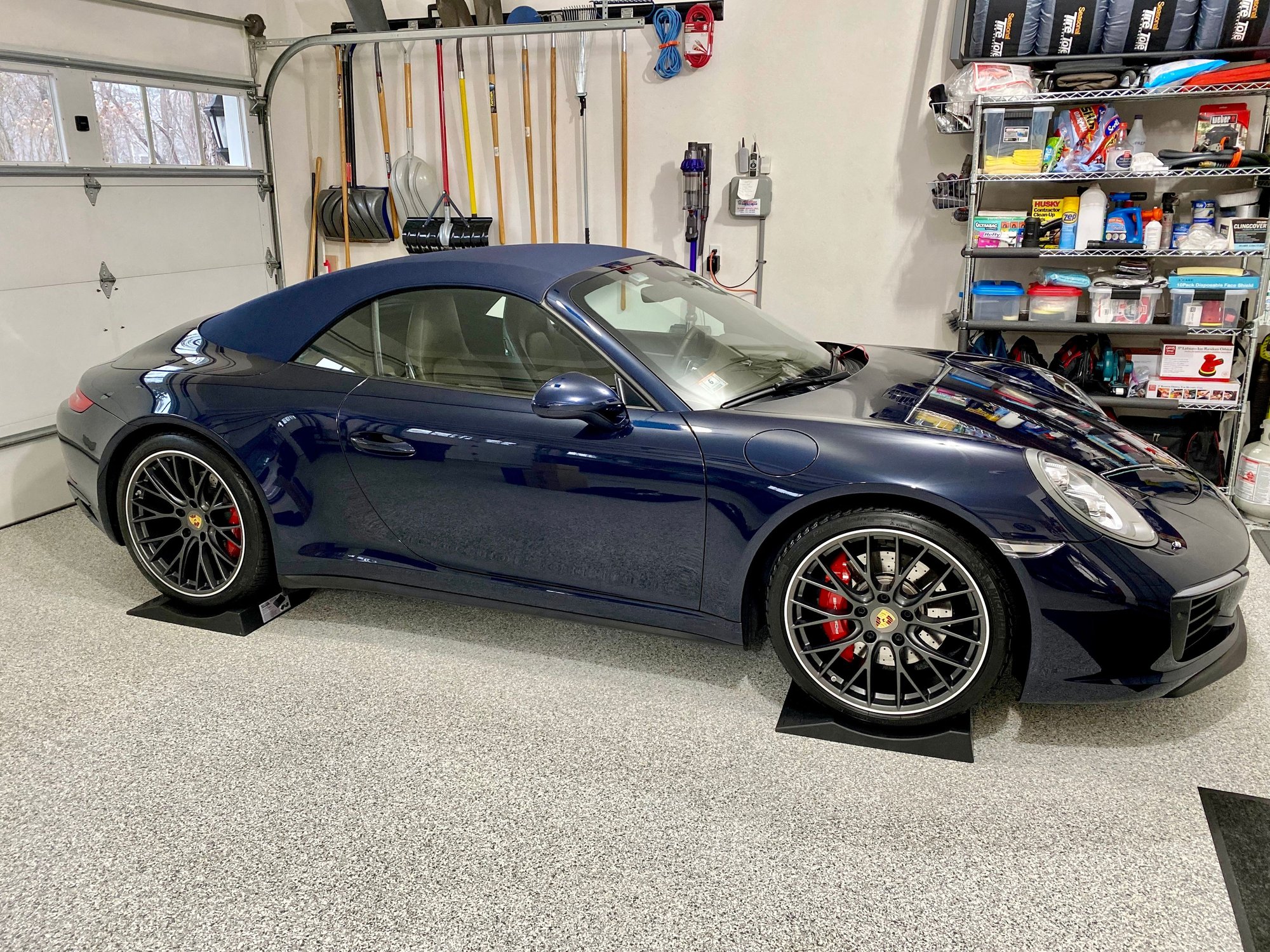 2017 Porsche 911 - 2017 Carrera 4S Cabriolet - Night Blue/Saddle Brown Full Leather - Used - VIN WP0CB2A97HS155807 - 19,650 Miles - 6 cyl - AWD - Automatic - Convertible - Blue - Sudbury, MA 01776, United States