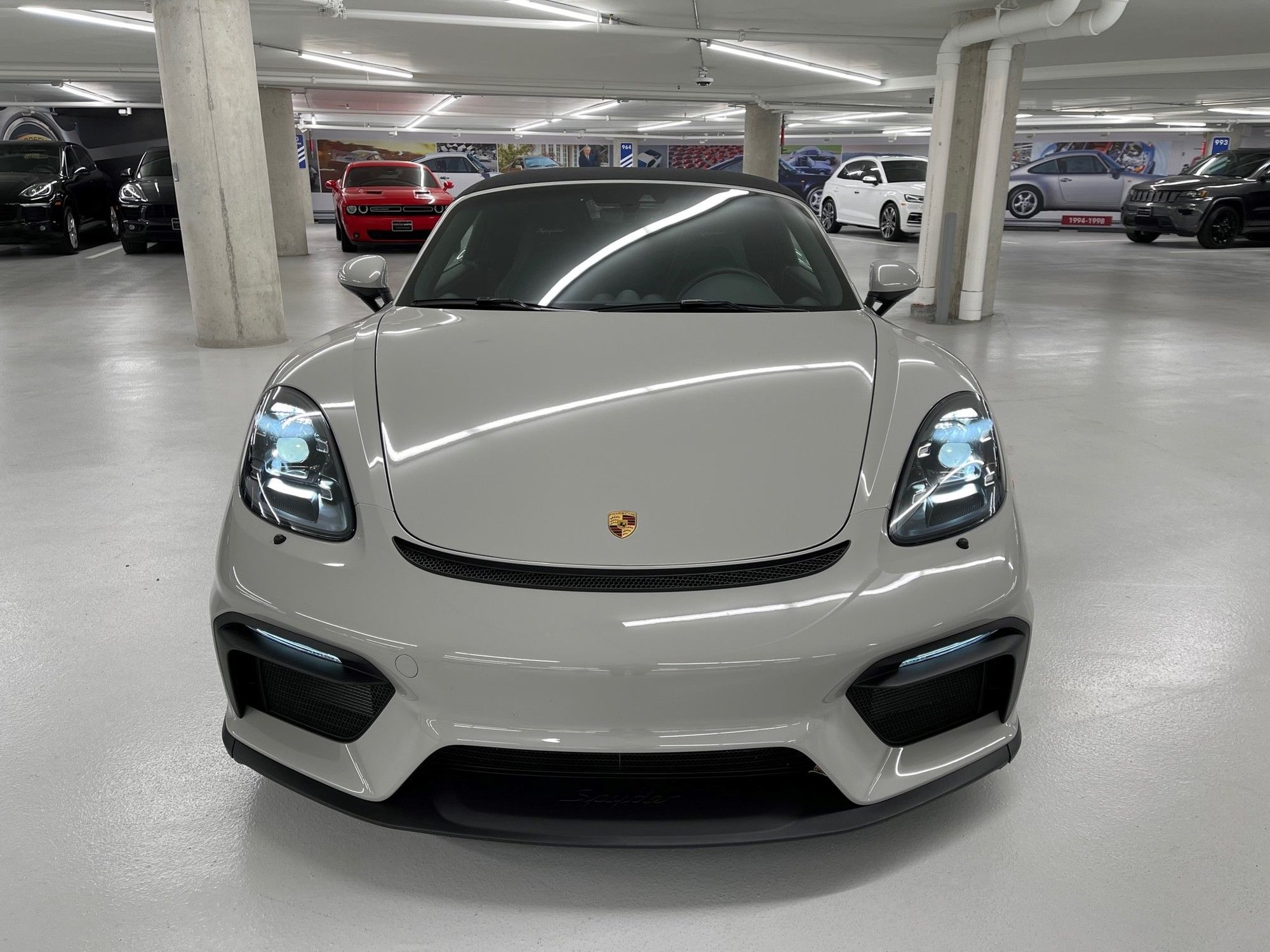 2021 Porsche 718 Spyder - 2021 718 Boxster Spyder MT - Used - VIN WP0CC2A87MS240399 - 5,653 Miles - 6 cyl - 2WD - Manual - Convertible - Gray - Austin, TX 78759, United States