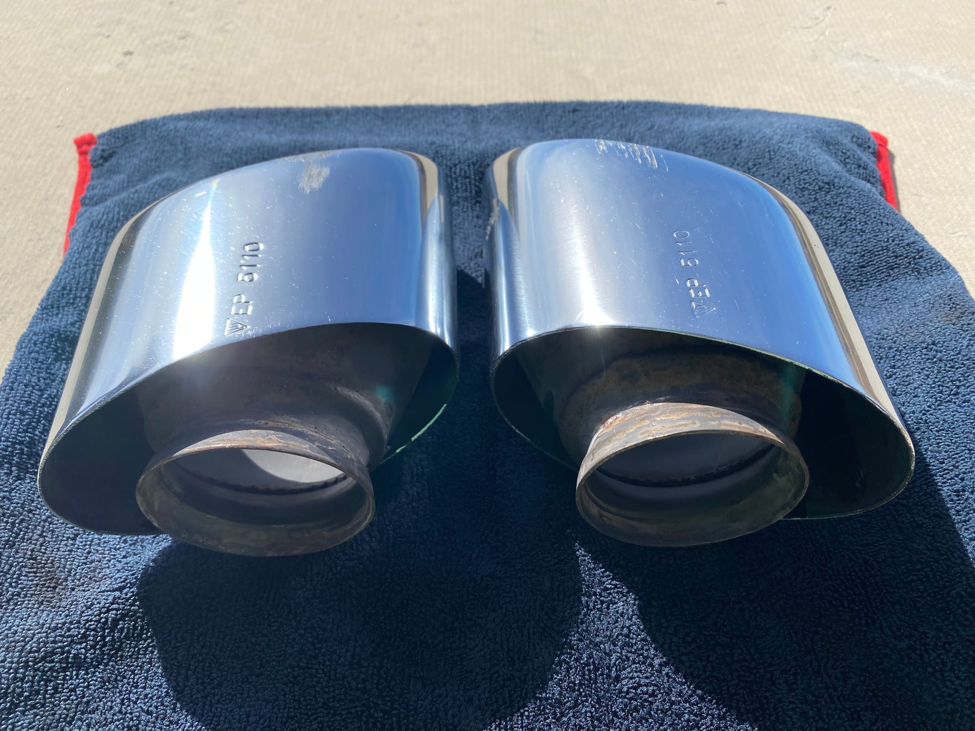 Engine - Exhaust - EP5110 Wide Oval Exhaust Tips for NB 993 - Used - 1995 to 1998 Porsche 911 - Park City, UT 84098, United States