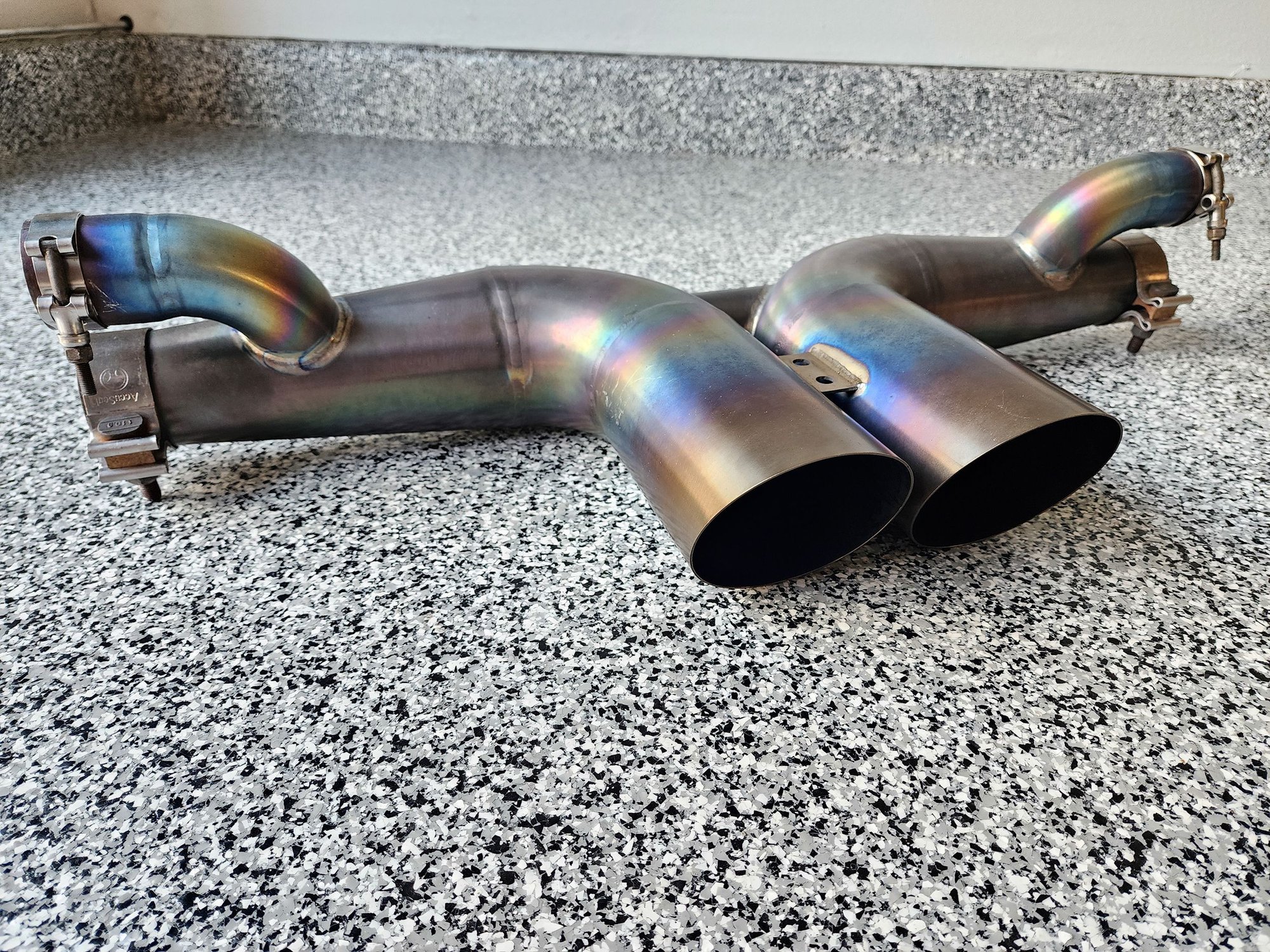 Engine - Exhaust - Porsche 991 GT3 GMG Titanium Center Section Exhaust - Used - -1 to 2025  All Models - -1 to 2025  All Models - San Diego, CA 92131, United States