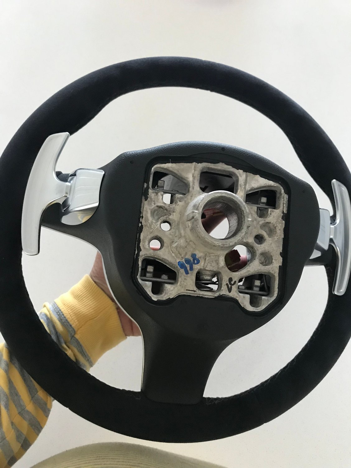 OEM Alcantara Sport Steering wheel with Paddle Rennlist Porsche