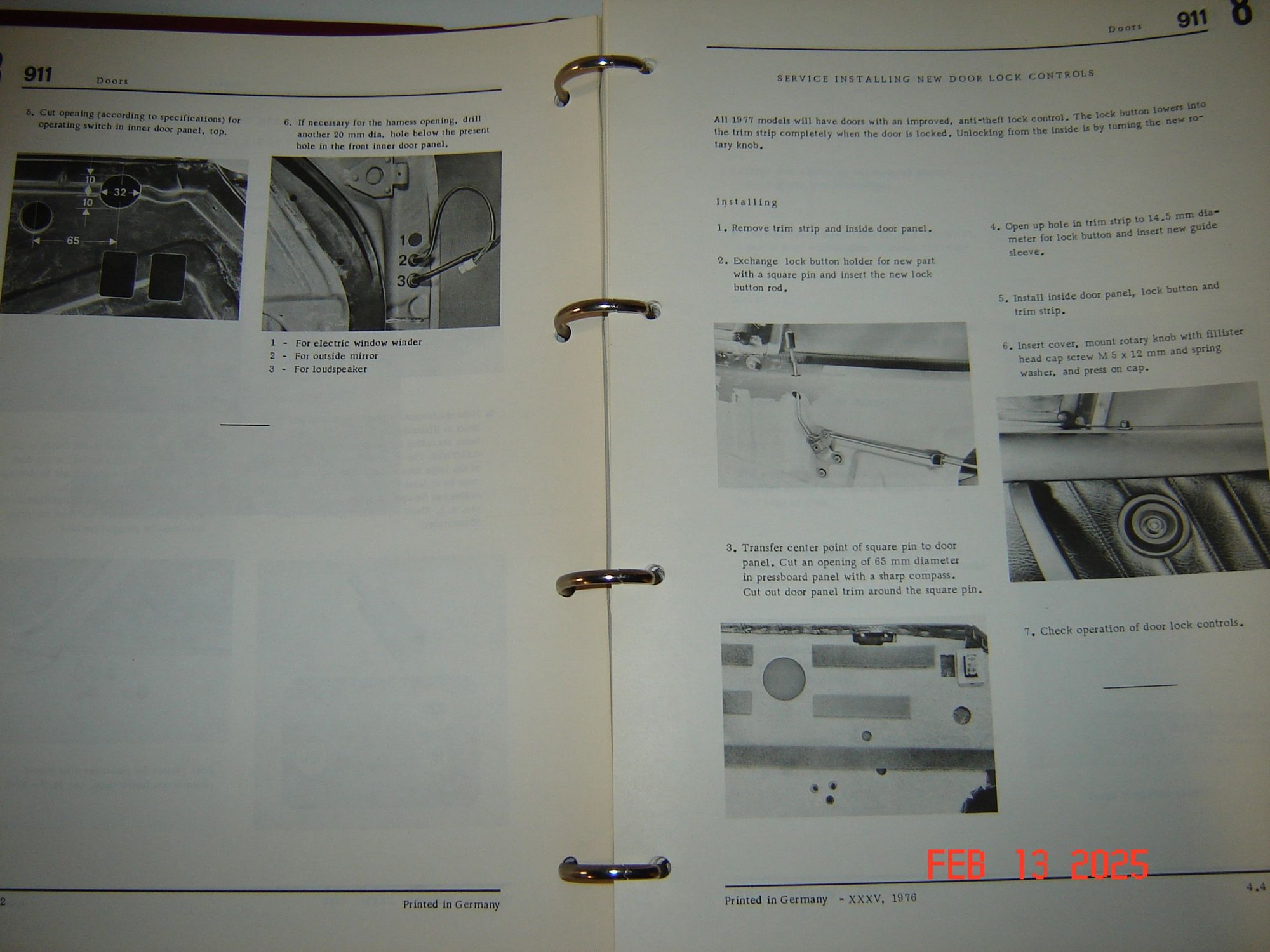Miscellaneous - 911 Factory Service Manuals 4 Volumes 1972-1982 - Used - 1972 to 1982 Porsche 911 - Pearl River, NY 10965, United States