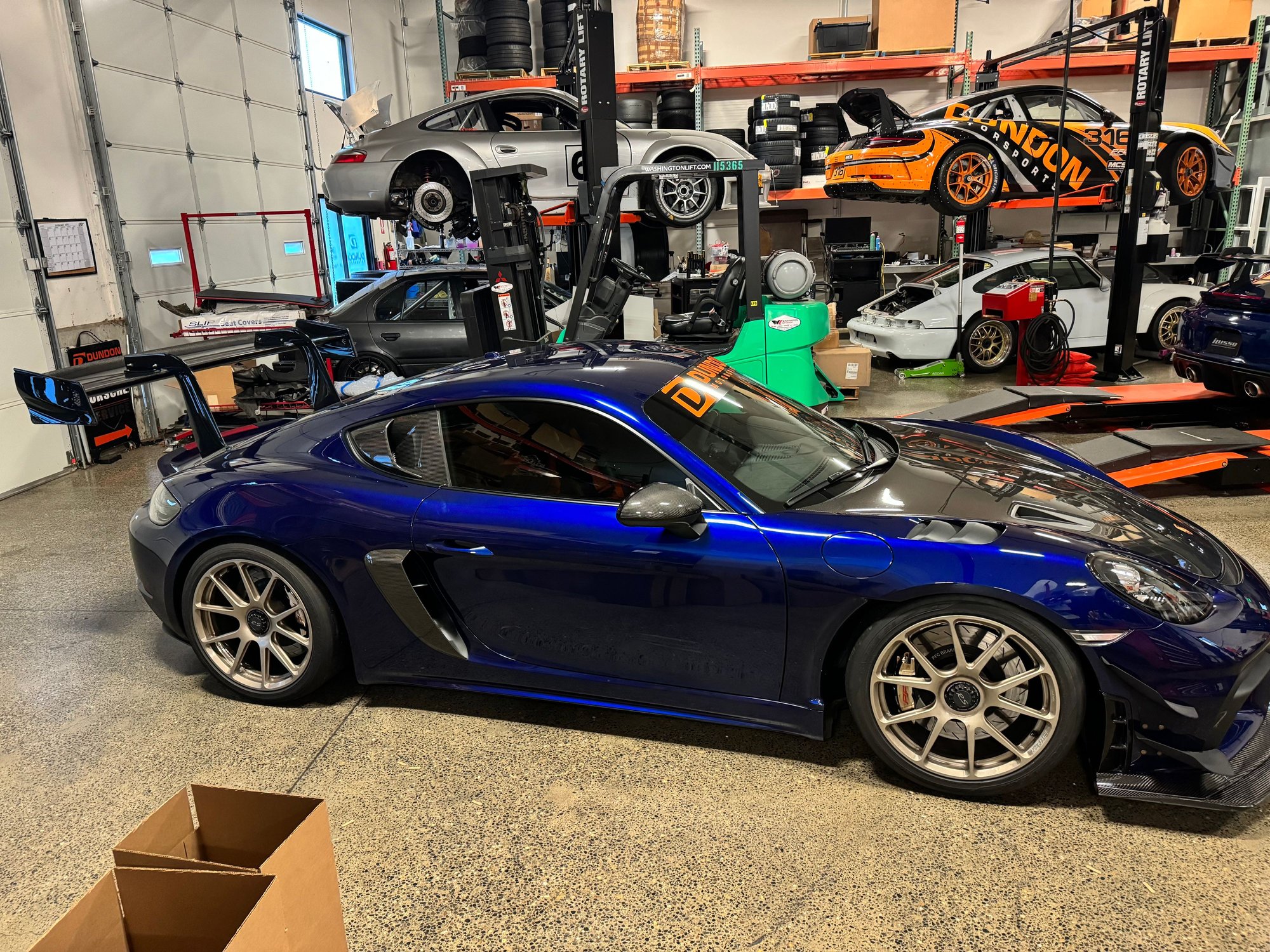 2023 Porsche 718 - 2023 GT4RS Weissach, with all of the Dundon Goodies (Full Lab Rat) - Used - VIN WPOAE2A8XPS280160 - 6,100 Miles - 6 cyl - 2WD - Automatic - Coupe - Blue - Gig Harbor, WA 98332, United States