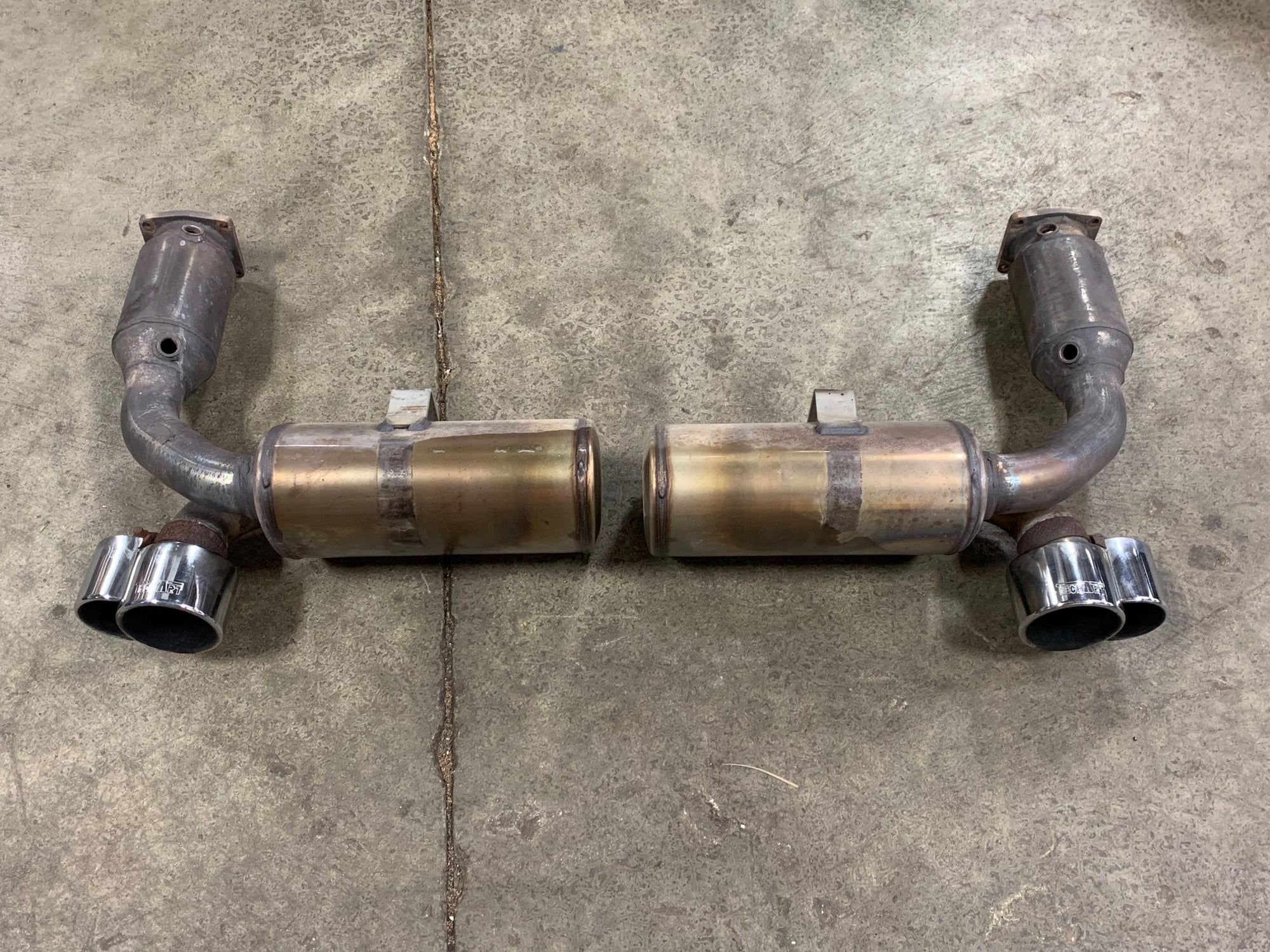 Engine - Exhaust - FS: 996 Turbo TechArt Exhaust w/ Cats - Used - 2001 to 2005 Porsche 911 - Cleveland, OH 44011, United States