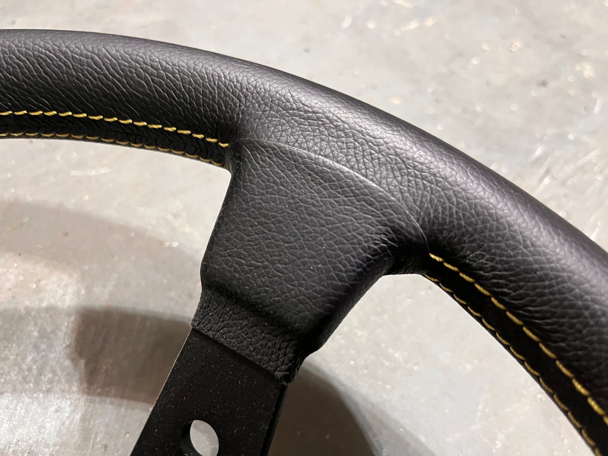 Steering/Suspension - OMP Corsica Steering Wheel, Leather, 350mm (13.78" dia) x 3.75"D - Used - 0  All Models - Flowery Branch, GA 30542, United States