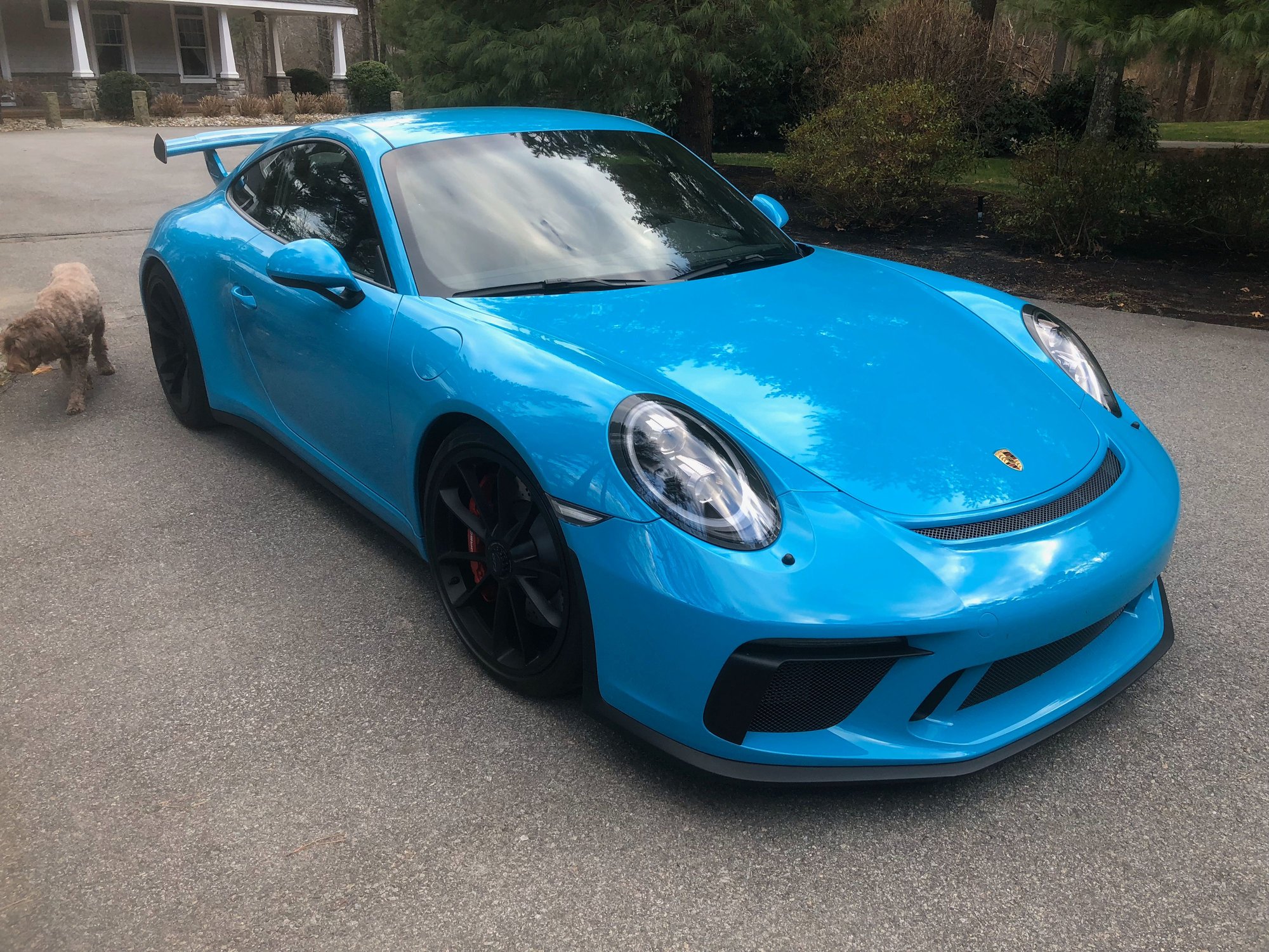 2018 Porsche GT3 - Miami Blue GT3 PDK with low miles - Used - VIN WP0AC2A93JS174560 - 7,250 Miles - 6 cyl - 2WD - Automatic - Coupe - Blue - Jupiter, FL 33458, United States