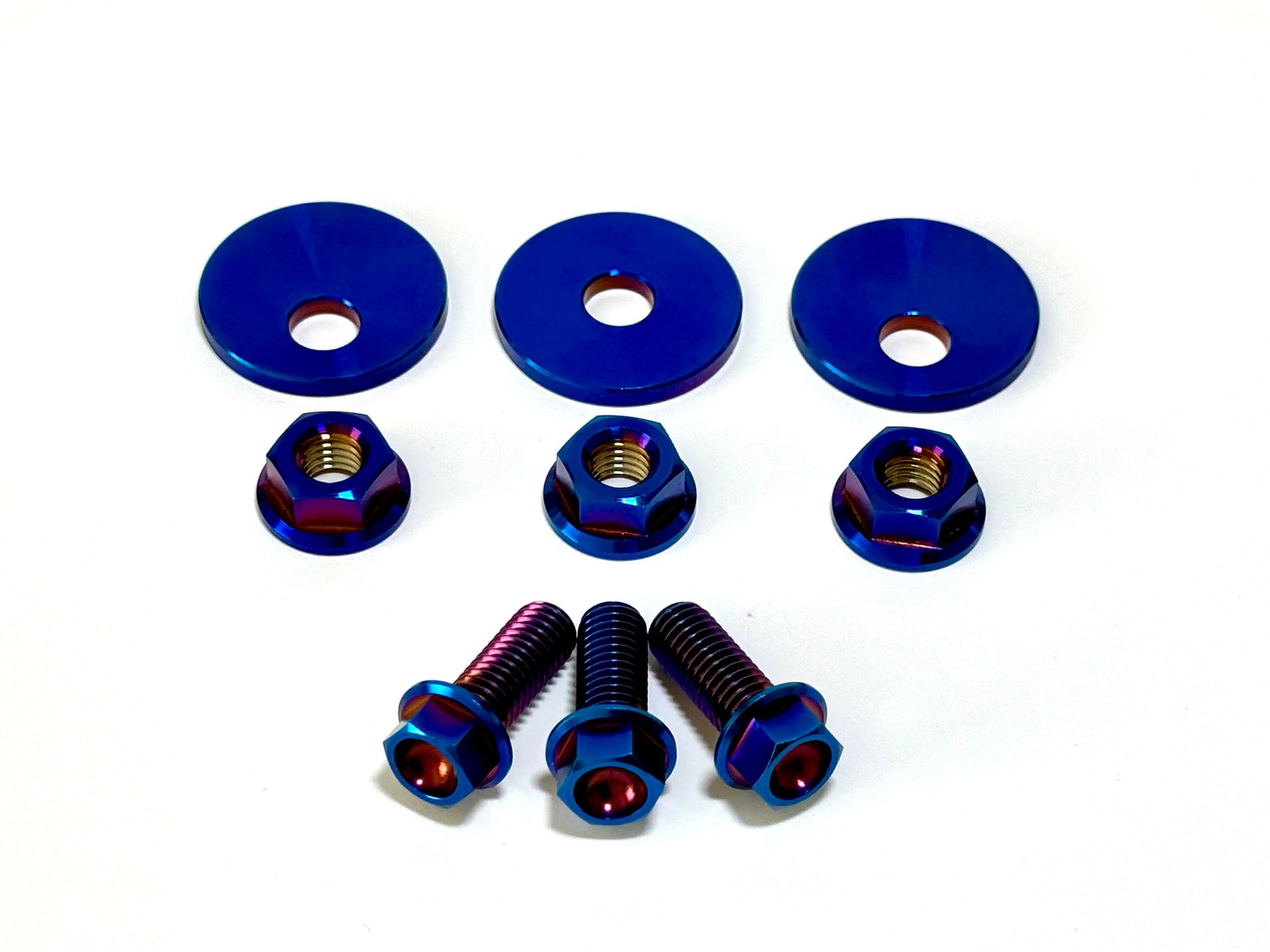 Engine - Exhaust - 911 997 991 GT3 GT3RS Titanium hardware fastener kit for Exhaust Tips - New - Los Angeles, CA 90048, United States
