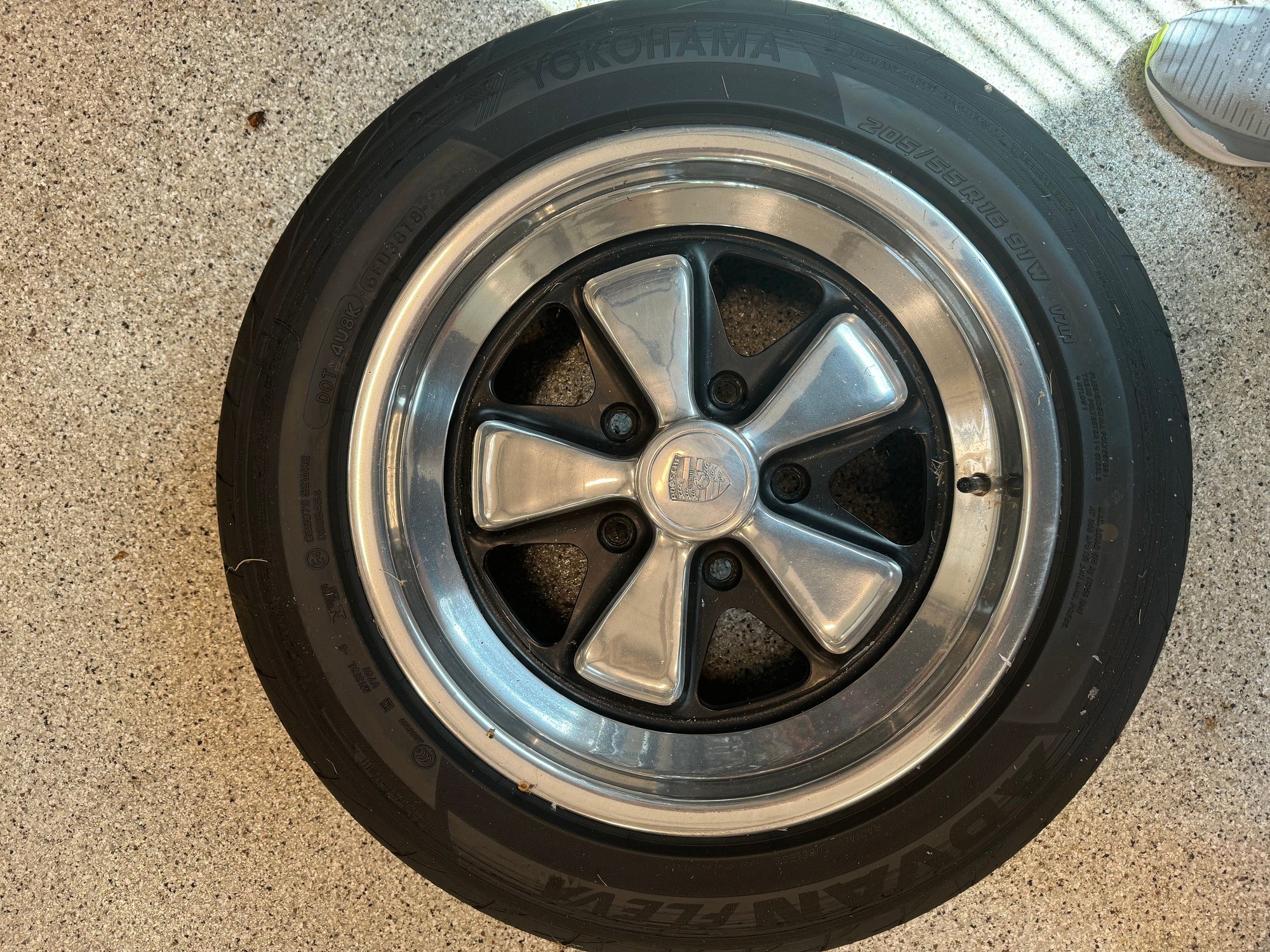 Wheels and Tires/Axles - Fuchs Porsche 911 Wheels & Tires - Staggered 7Jx16 & 6Jx16 - Used - 1966 to 1997 Porsche 911 - Fulshear, TX 77441, United States