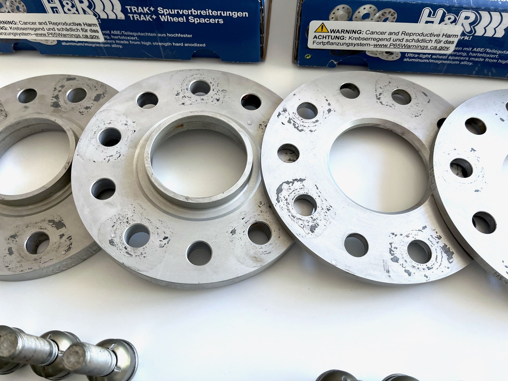 Wheels and Tires/Axles - H&R Trak+ Spacer Kit for Porsche 911 7mm / 15mm - Used - 2009 to 2019 Porsche 911 - Vancouver, BC V6J1T5, Canada