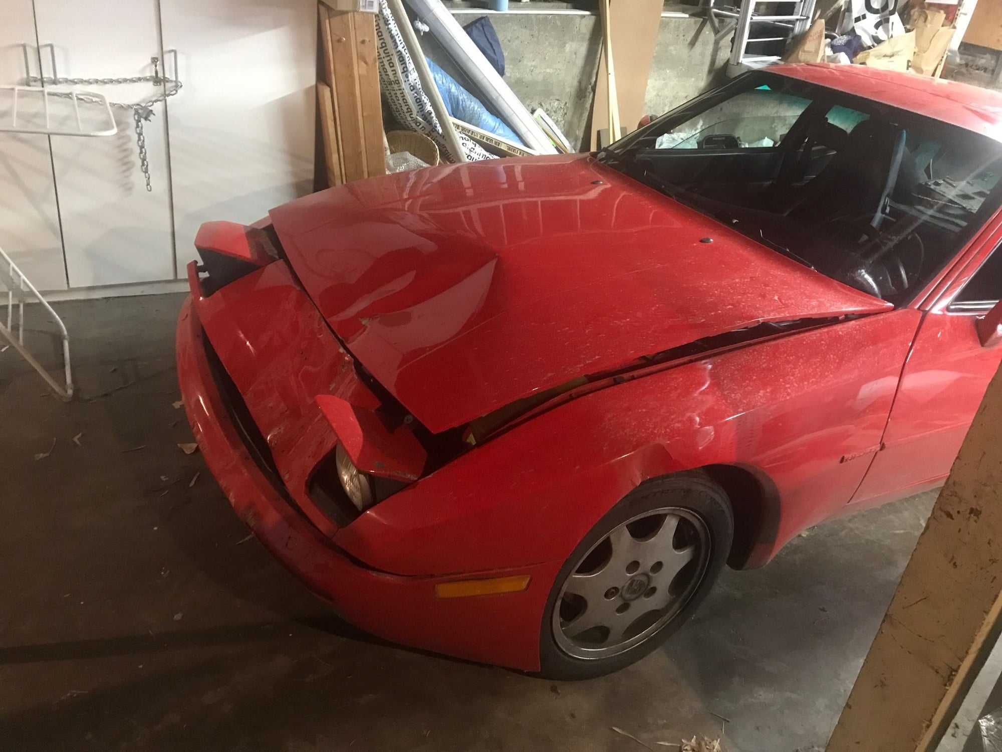 1990 Porsche 944 - Crash damaged 1990 944 S2 - Used - VIN WP0AB2943LN450281 - 122,738 Miles - 4 cyl - 2WD - Manual - Coupe - Red - San Francisco, CA 94114, United States