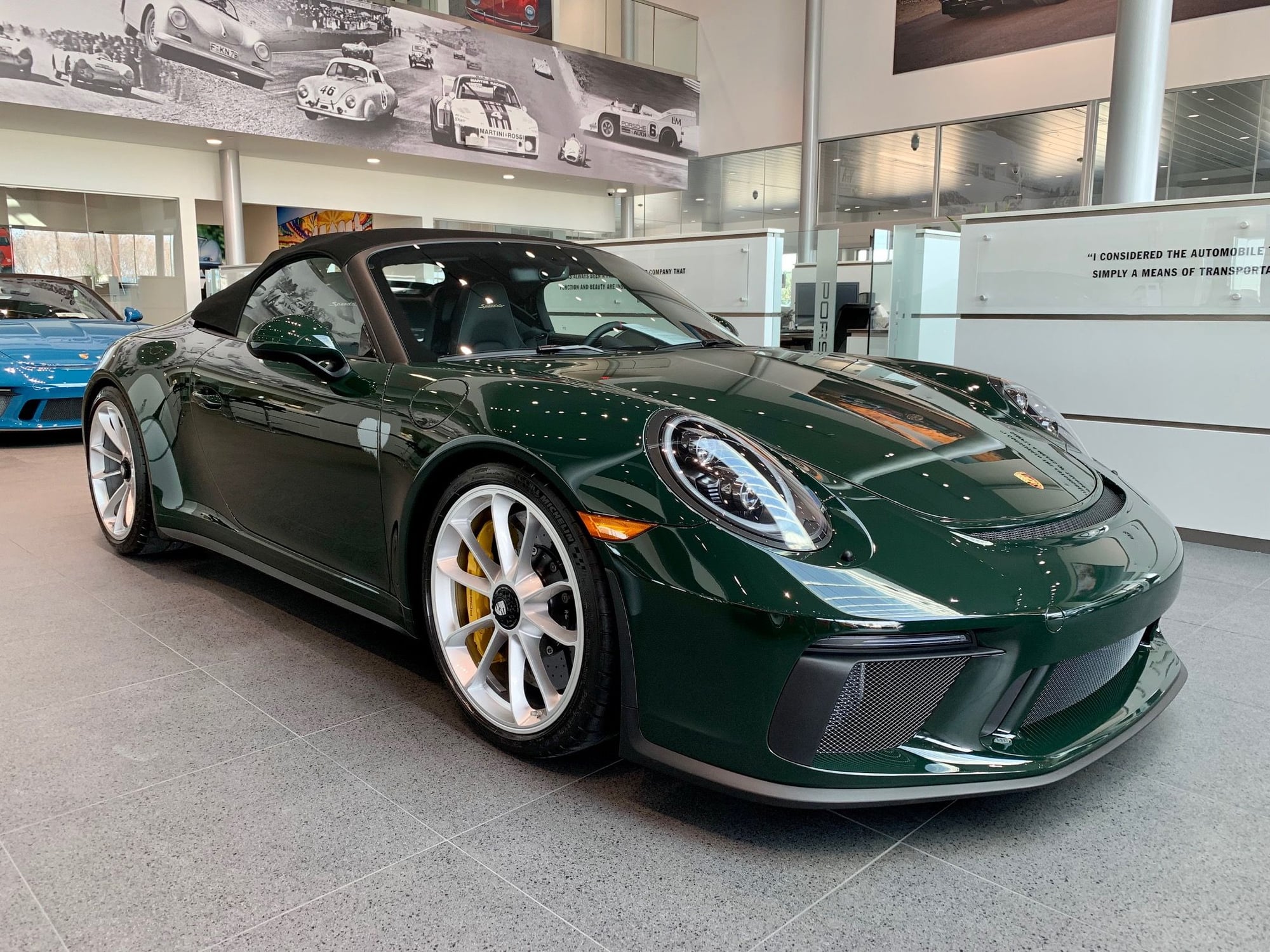 2019 Porsche 911 - 2019 911 Speedster PTS Brewster Green - Used - VIN WP0CF2A98KS172384 - 15 Miles - 6 cyl - 2WD - Manual - Convertible - Other - Houston, TX 77090, United States