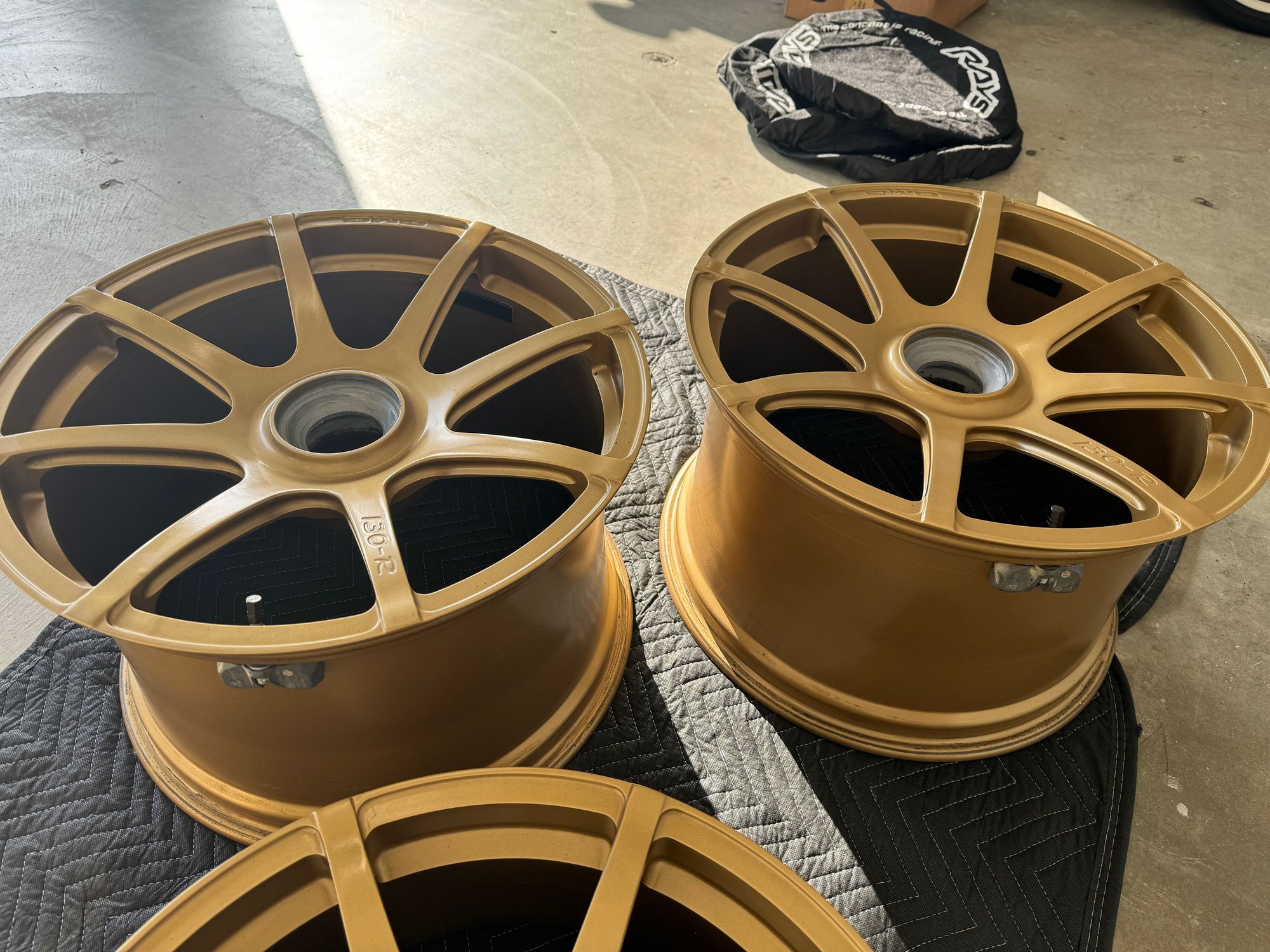 Wheels and Tires/Axles - 19" GMG 130-R 997 GT3 forged lightweight center lock wheels w/TMPS - Used - 2010 to 2011 Porsche 911 - City Of Industry, CA 91789, United States