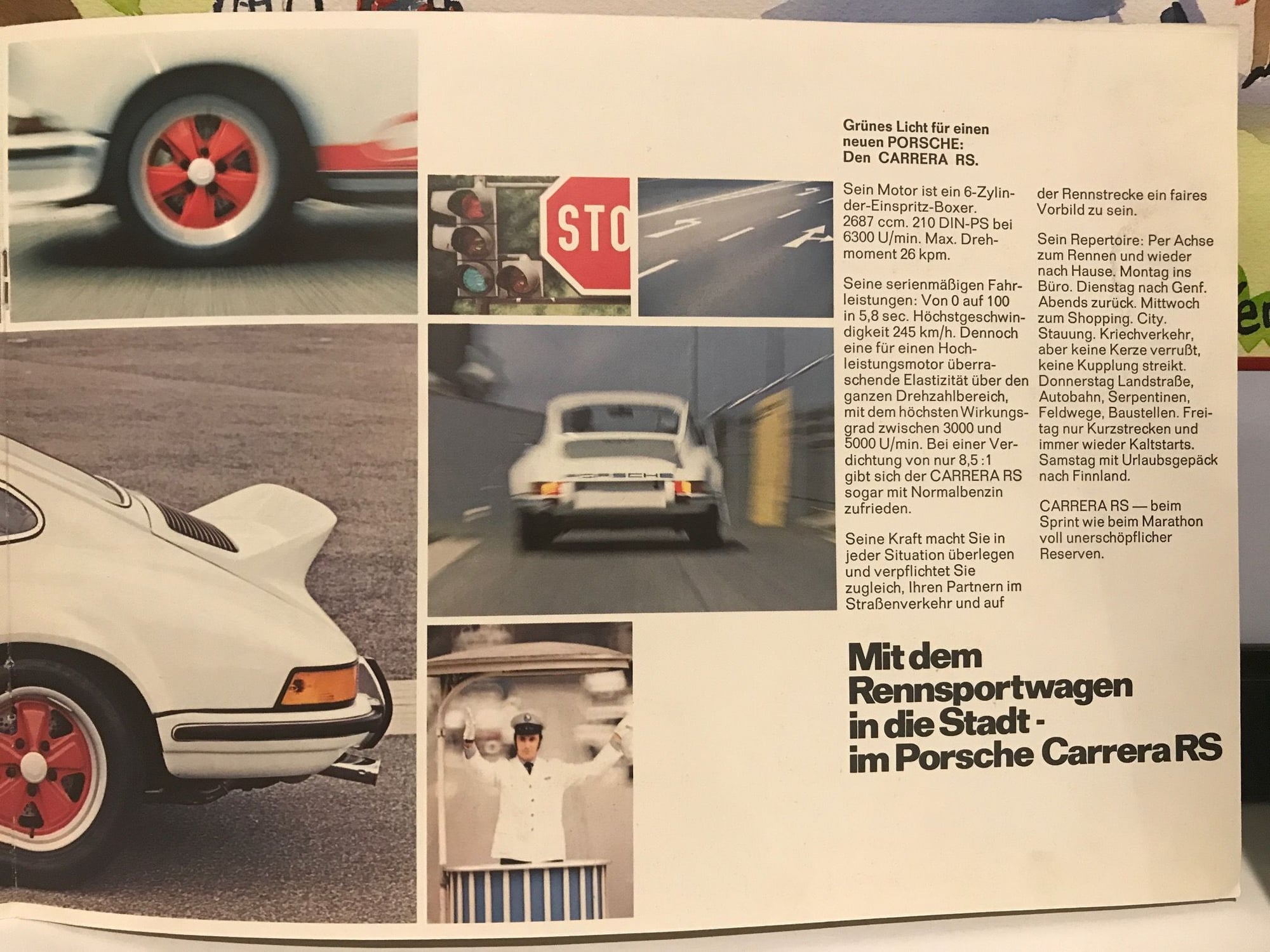 Miscellaneous - 1973 Carrera RS Brochure-German Text - Used - 1973 to 1974 Porsche 911 - Hickory, NC 28601, United States