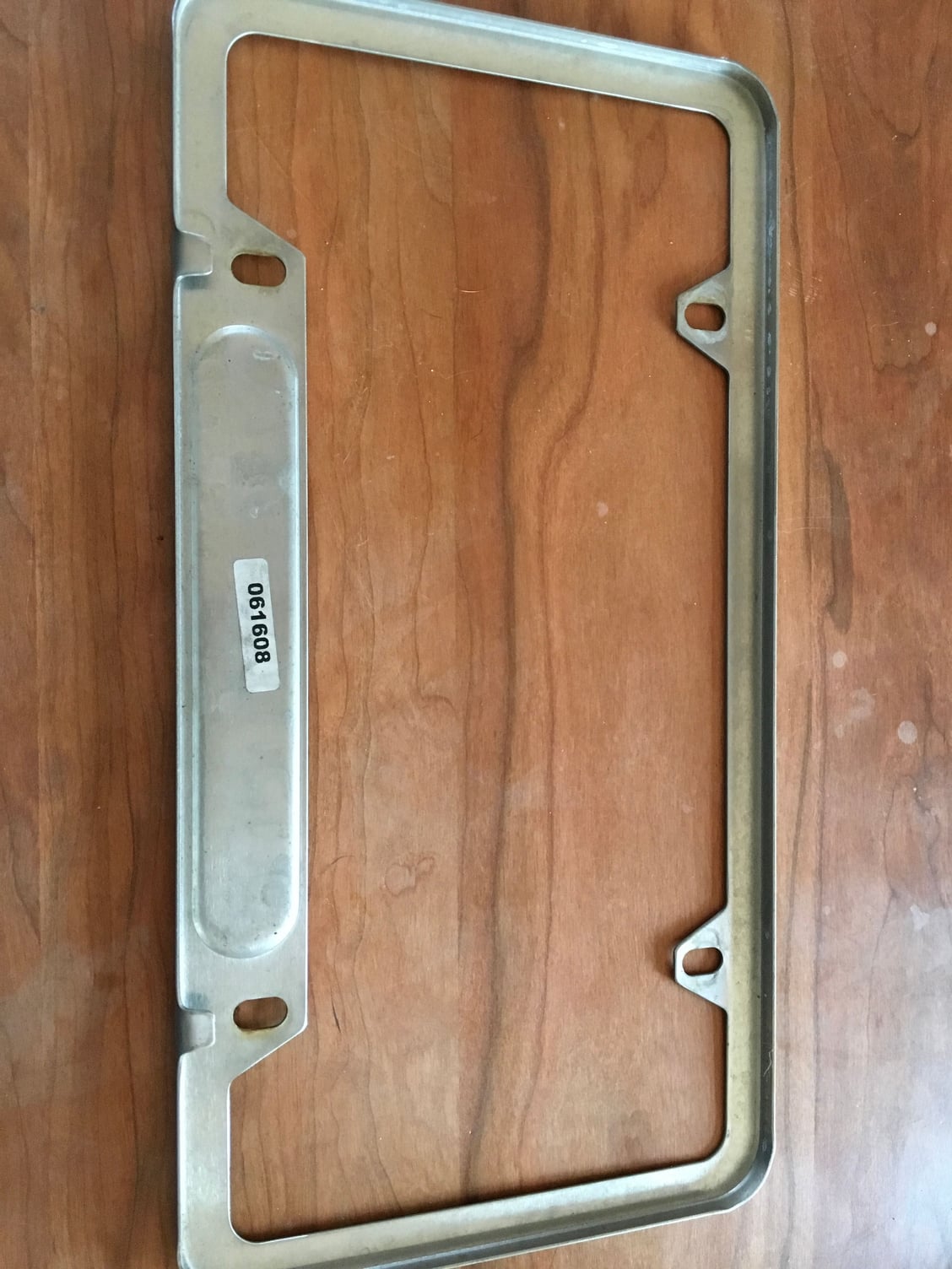 Accessories - Porsche License Plate Frame- Chrome OEM - Used - All Years Porsche All Models - North Hampton, NH 03862, United States