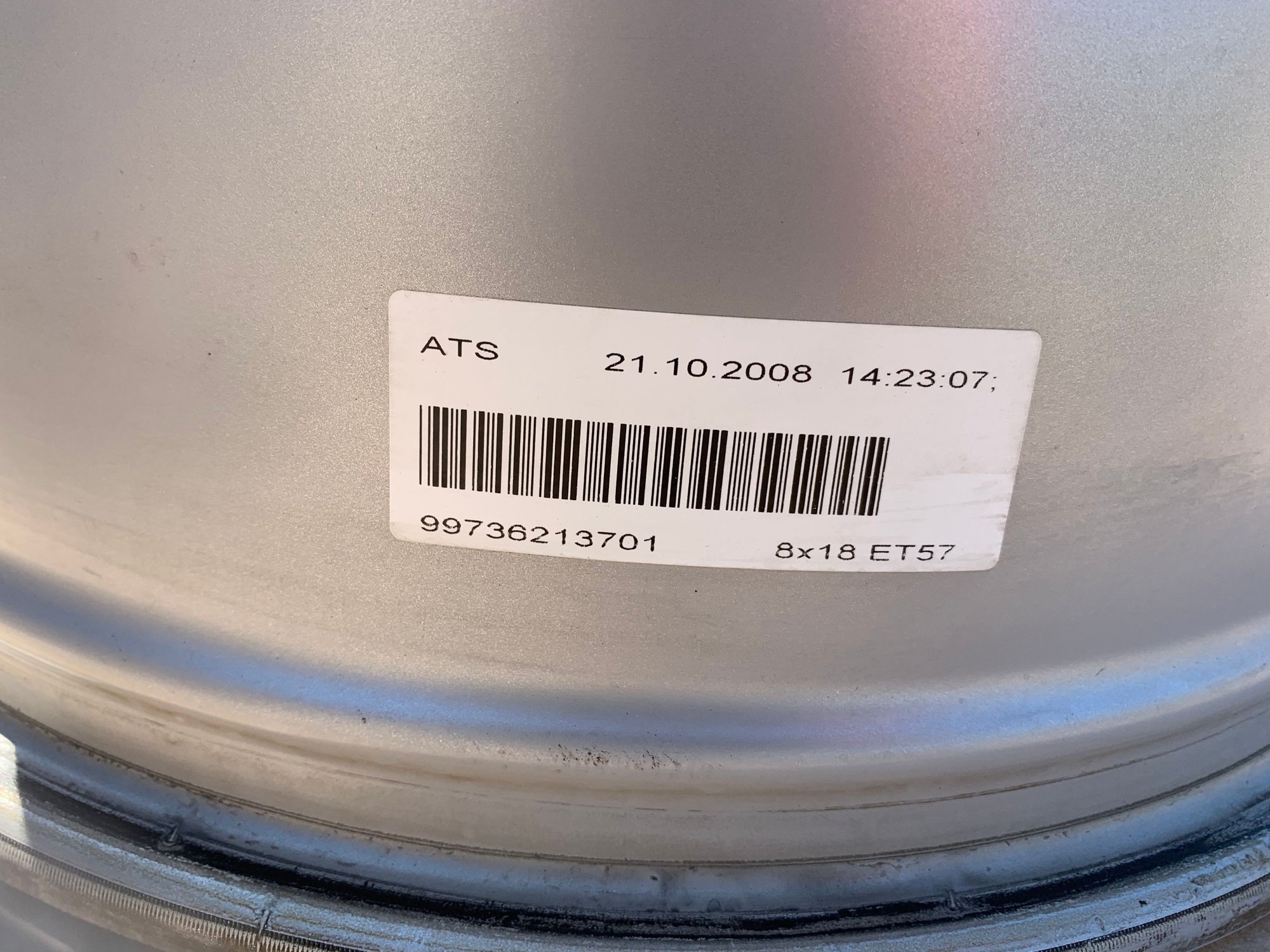 Wheels and Tires/Axles - 18" INCH PORSCHE 911 997.2  2009-2013 OEM SET OF 4 WHEELS\RIMS GREAT CONDITION - Used - 2009 to 2013 Porsche 911 - Dallas, TX 75454, United States