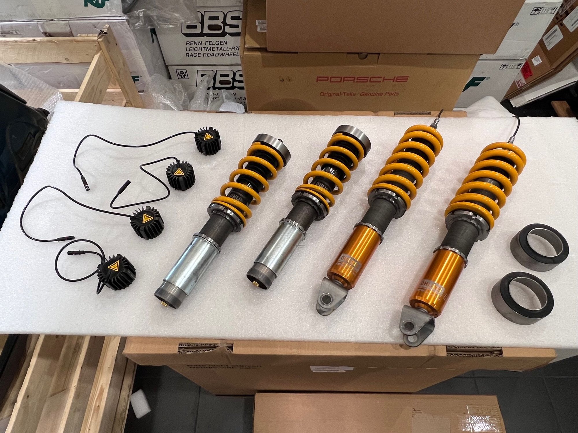 Steering/Suspension - Ohlins Road & Track (R&T) Coilovers w/PASM Cancel for 2013-2019 Porsche Carrera/Turbo - Used - 2013 to 2019 Porsche Carrera - Torrance, CA 90503, United States