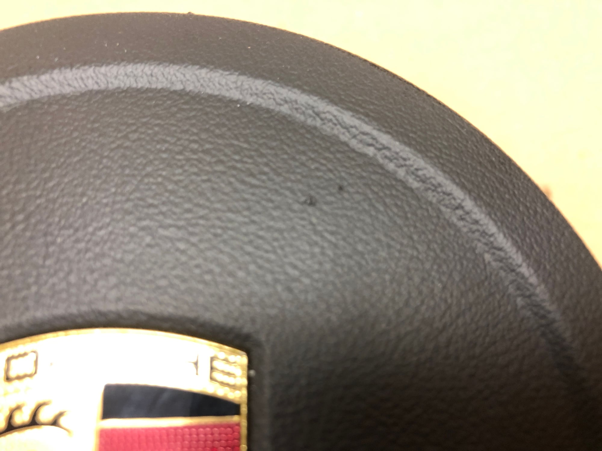 FS: 991.803.089.08 2016 Cayman S Round Steering Wheel Airbag Black Fits ...