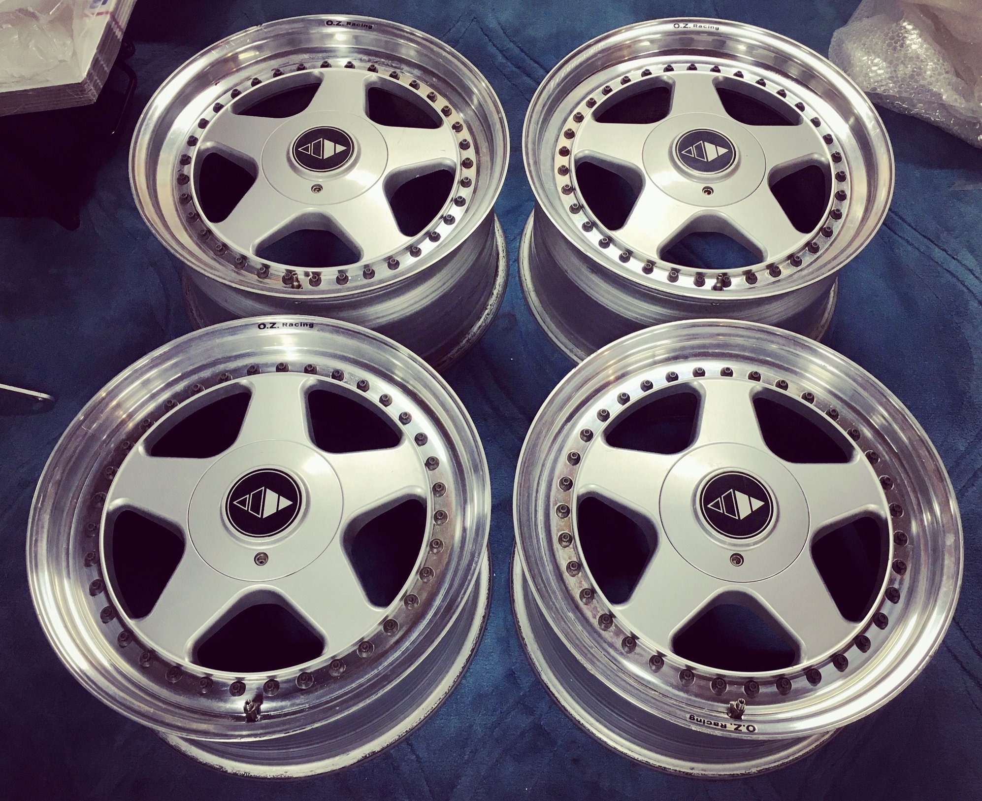 Wheels and Tires/Axles - Strosek OZ Futura original 3-piece wheels very rare! - Used - 1962 to 1998 Porsche 911 - Birmingham, AL 35244, United States