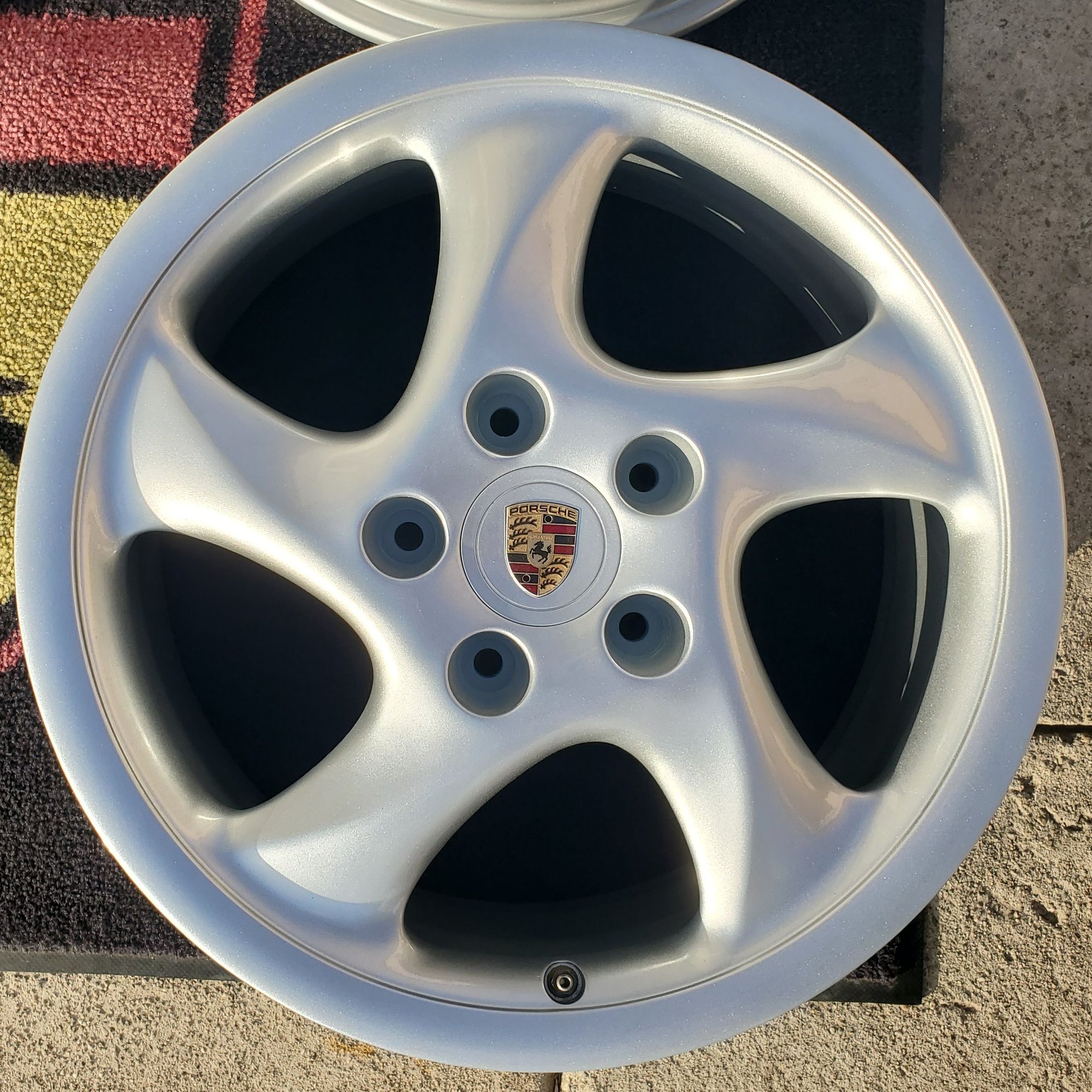 Wheels and Tires/Axles - Just restored! Porsche 993 Turbo Twist Hollow Spoke Wheels 7.5x18 10x18 Narrow Body - Used - 1995 to 2005 Porsche 911 - Los Angeles, CA 90032, United States