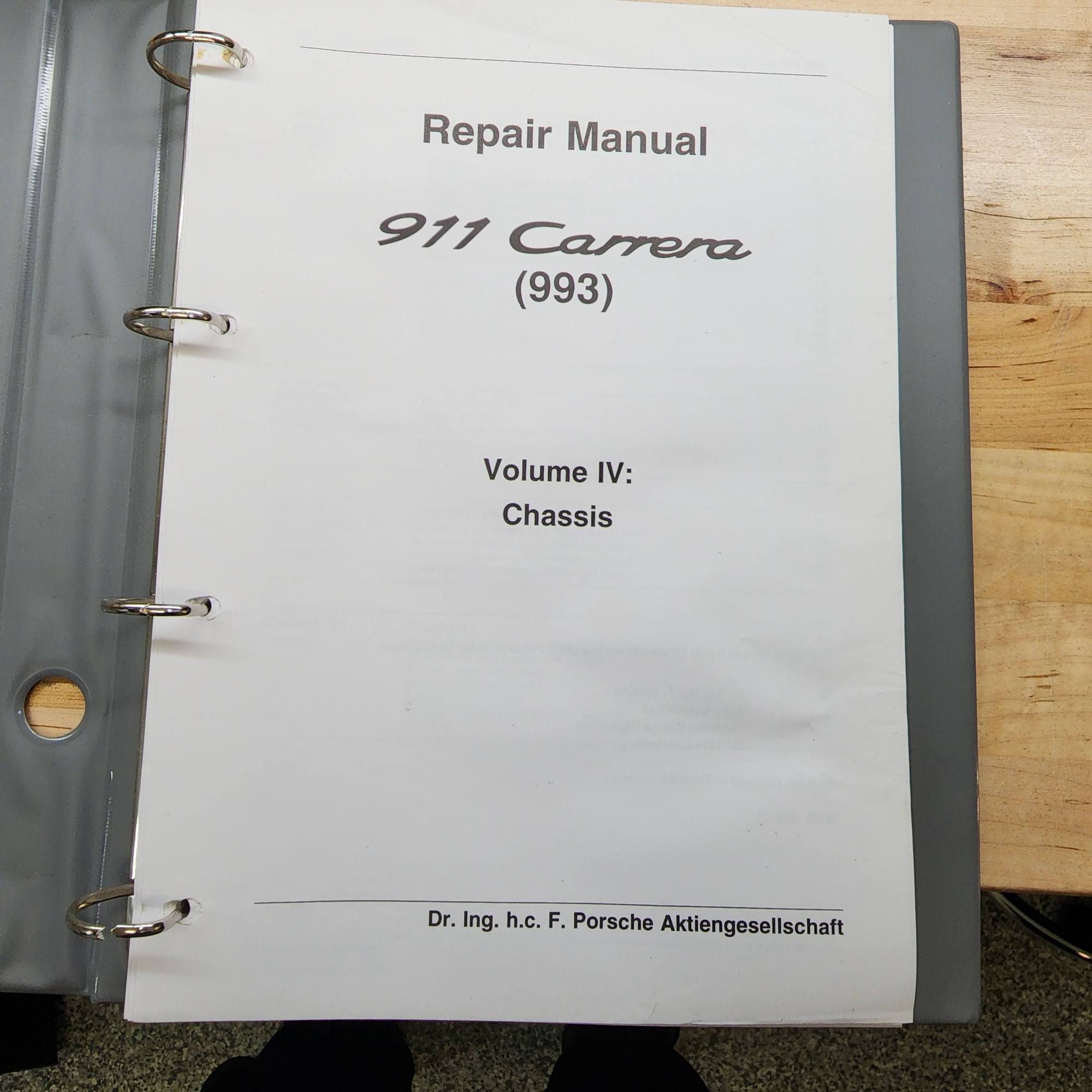Miscellaneous - Porsche 993 Factory Service Manuals, Complete set - Used - 1995 to 1998 Porsche 911 - Naperville, IL 60563, United States
