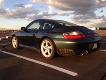 Here are a few of my 2003 C4s in Dark Teal Metallic with Cinnamon Brown interior. I’ve only seen one other in-person with this color. It also had its engine replaced in 2007 by Porsche when the IMS bearing blew. Car now has 138k miles on it. 