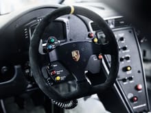 And from the east, a 991 Cup Car Steering Wheel and Switch Plate