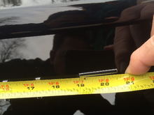 factory 991 badging.  PORSCHE is exactly 20+1/2" inch WIDE.  if you stray from this width it simply will NOT look oem.