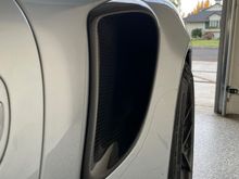 My new vents. The passenger side fitment was a little off. They sent a replacement (goy it about a week ago) and it looks pretty good IMO