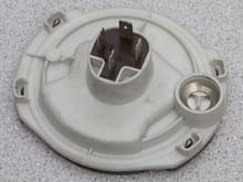 Here is the cover we are going to replicate, without the H4 connector. It will have a hole to accommodate the threaded portion of the Philips H4 LED bulb.