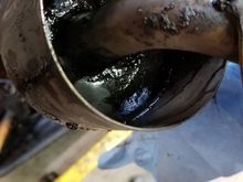 Inside the oil pickup.