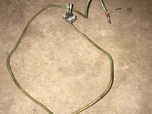“Green wire” in not the best shape