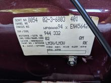 1984 Porsche 944 N/A Ruby  Red Metallic