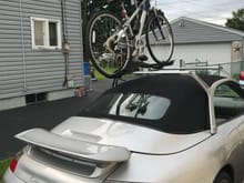 I knw I know I put the bike carrier on backwords I fixed it after this pic!
