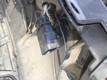 Connector attached to the rear cover