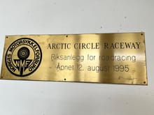Founding of the Arctic Circle Raceway 1995. Renovated last years. 