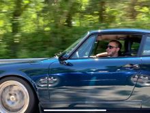 Took the long long way home had some fun driving with my son trying to keep up with the turbo. He now wants to sell his cayman S and buy a 964. He has caught the bug. i like the reflection of the turbo in the C2.